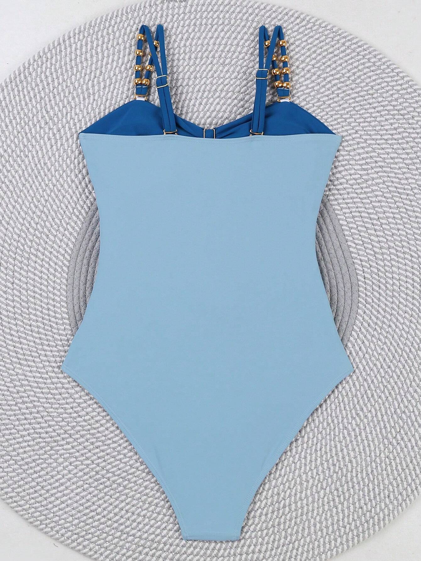 Women's Hollow Out Solid Color Simple Daily One-Piece Swimsuit