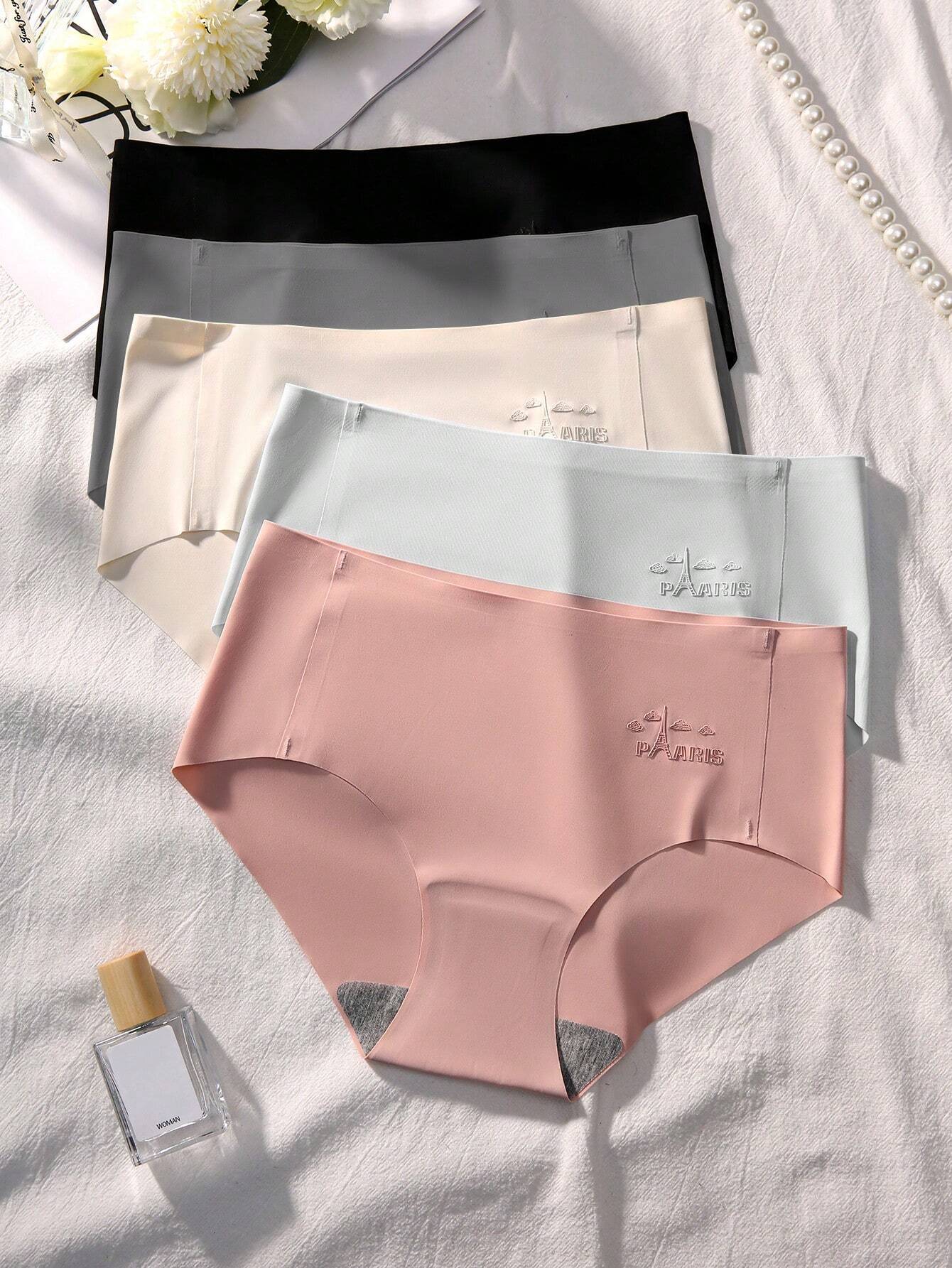 Basics 5pack Letter Graphic Panty multicolour 7