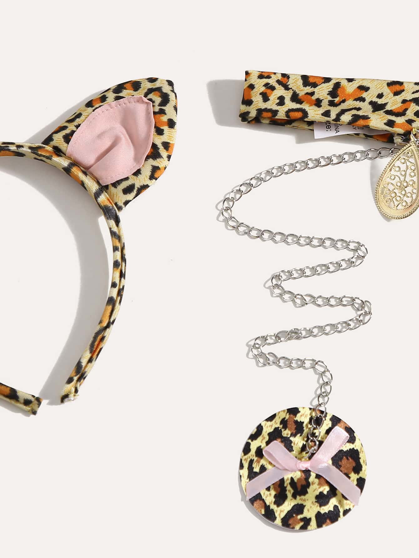 4pack Leopard Chain Linked Animal Costume Set