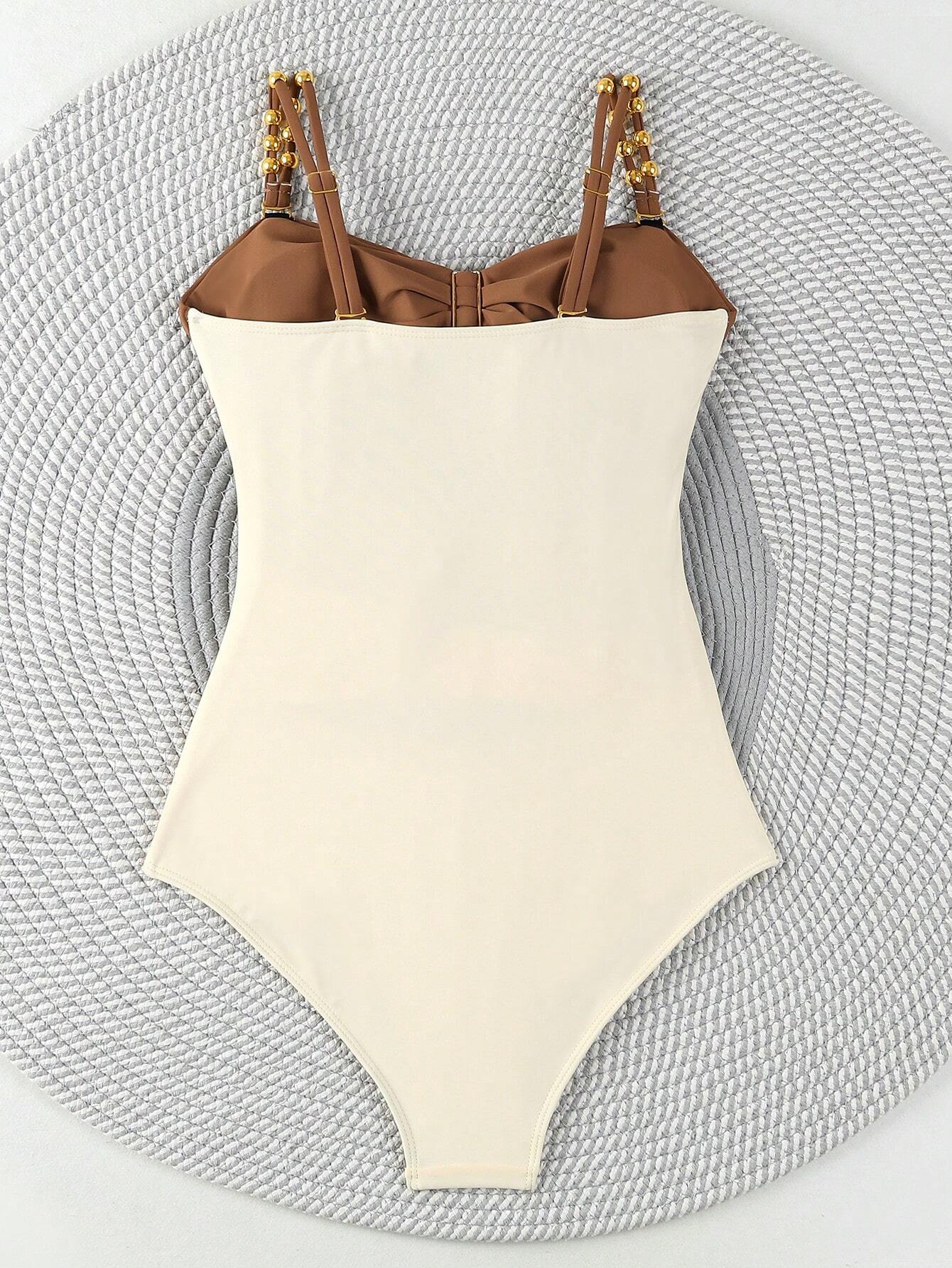 Women's Hollow Out Solid Color Simple Daily One-Piece Swimsuit