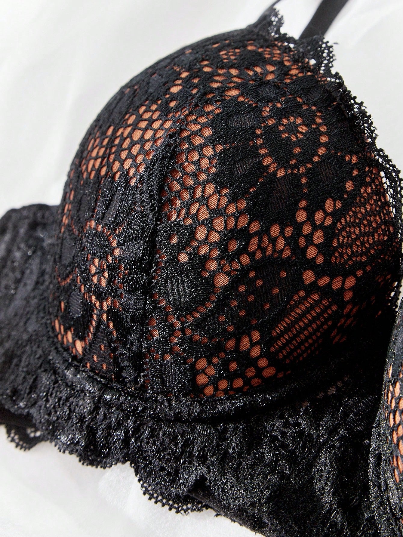 Floral Lace Underwire Bra