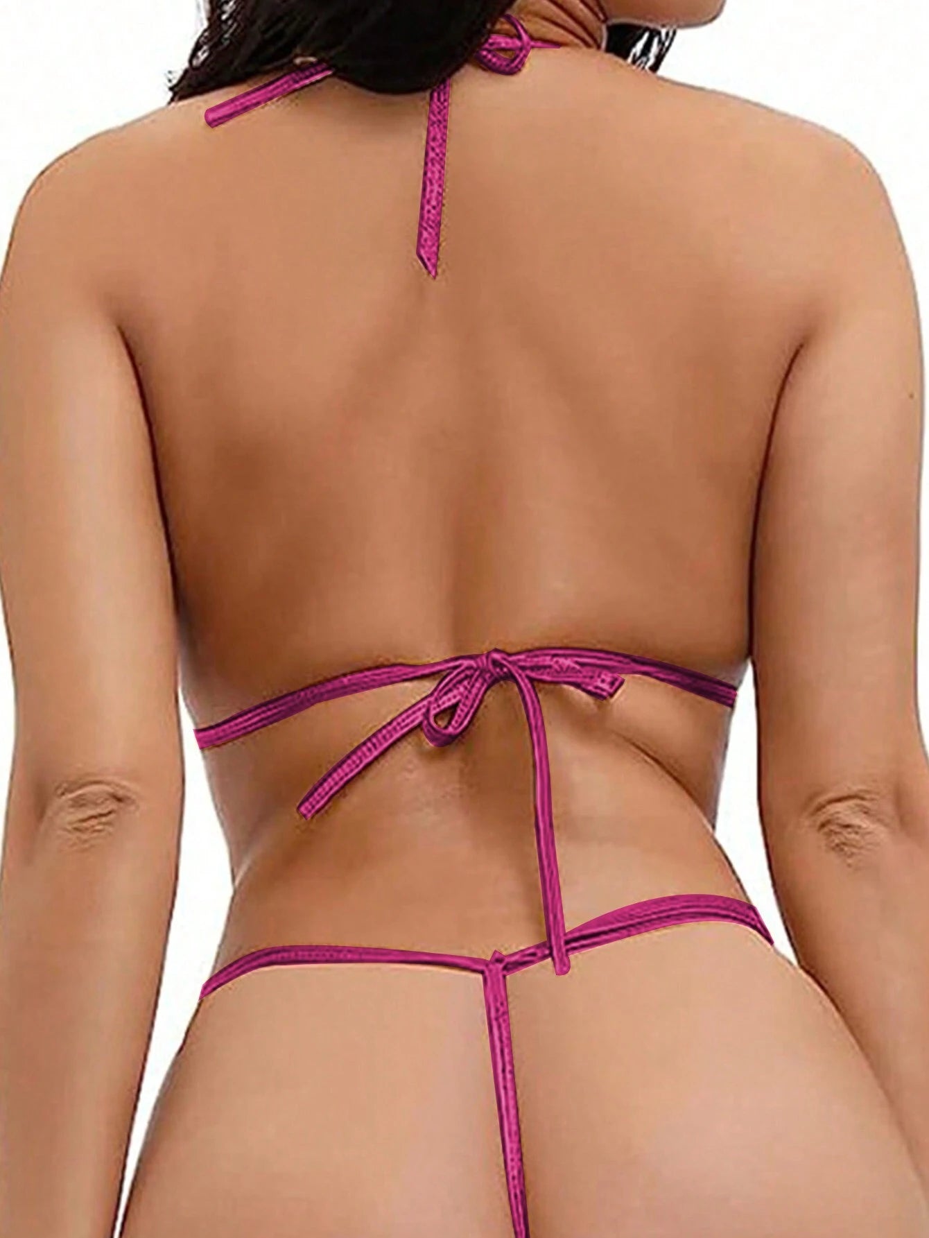 3 Pieces Lace-Up Sexy Lingerie Set