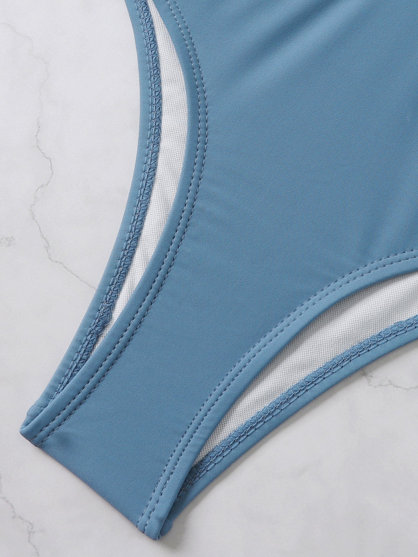 SHEIN Swim Basics Twist Front Push Up Bikini Swimsuit