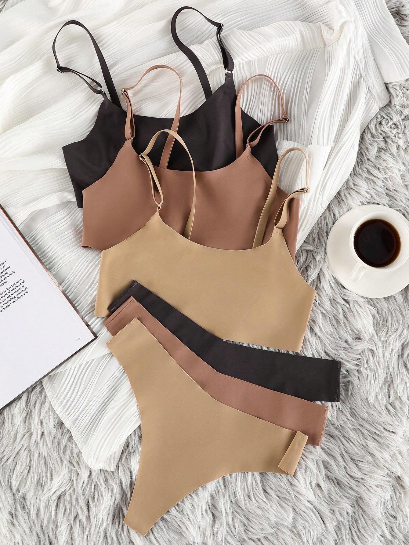 3sets No Show Lingerie Set