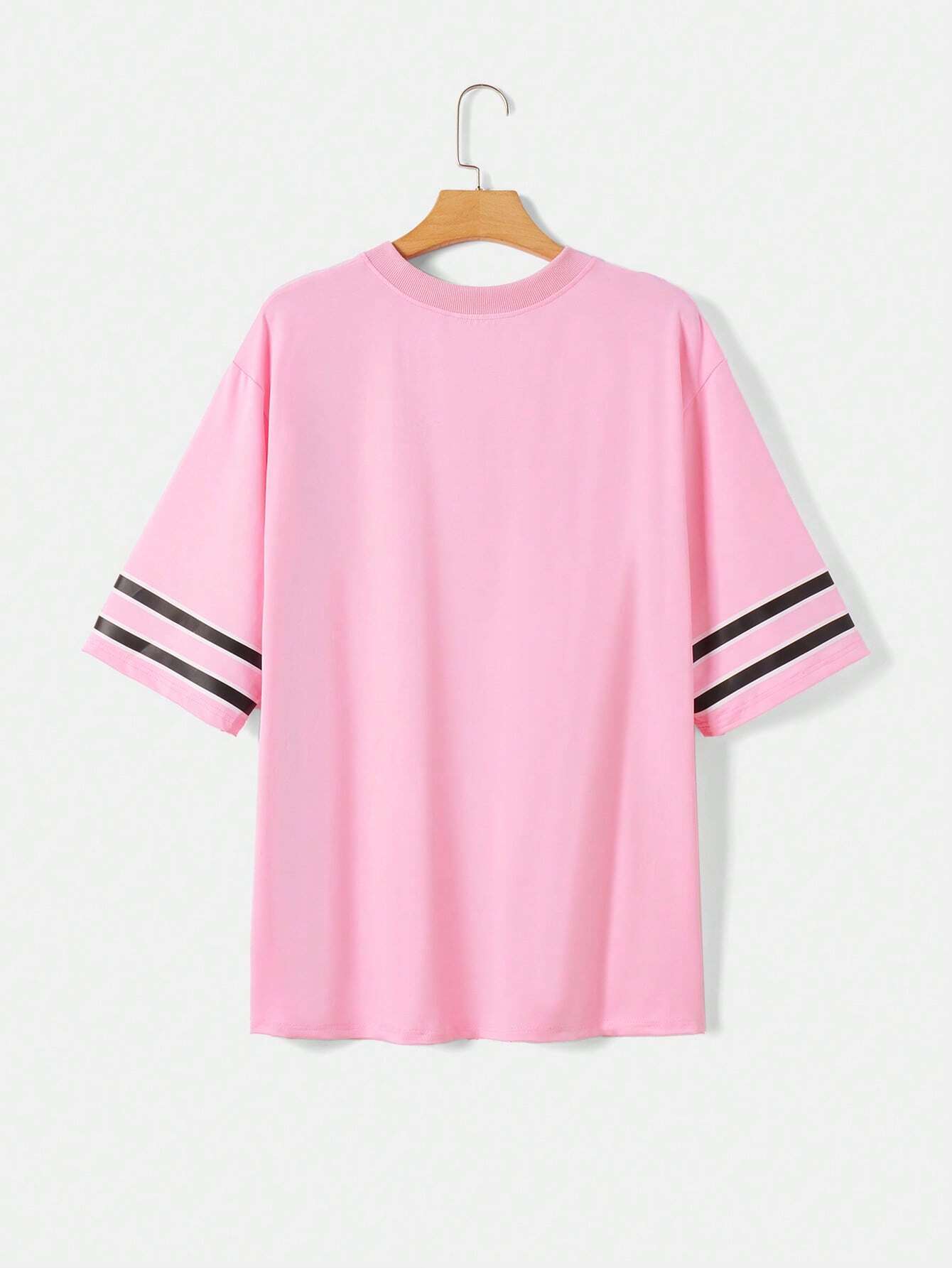 EZwear Digital Mesh Spliced Baseball Dress