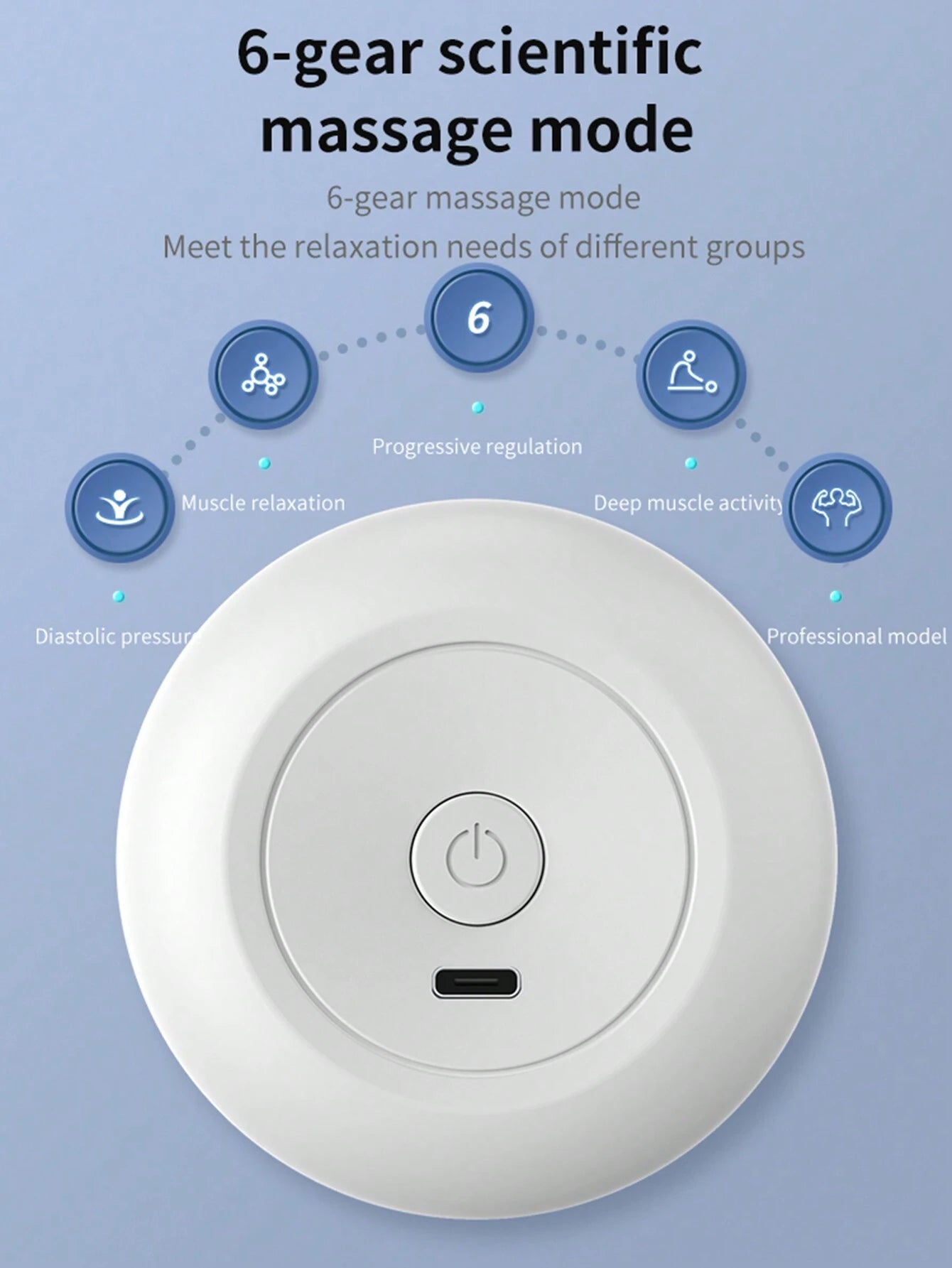 Mini Massage Gun, Muscle Relaxation Massager, Home Use Vibrating Massage Device