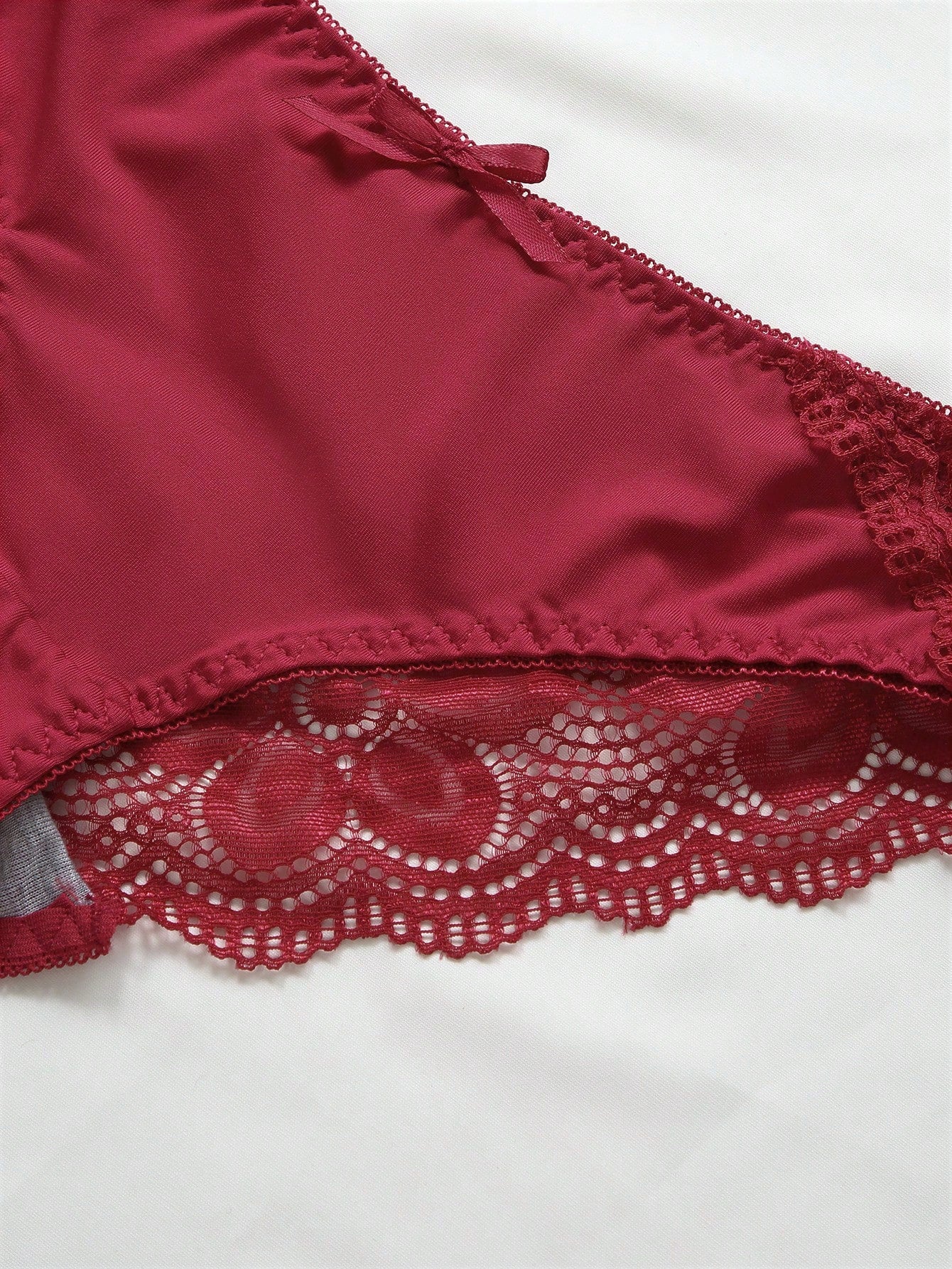 Floral Lace Underwire Lingerie Set