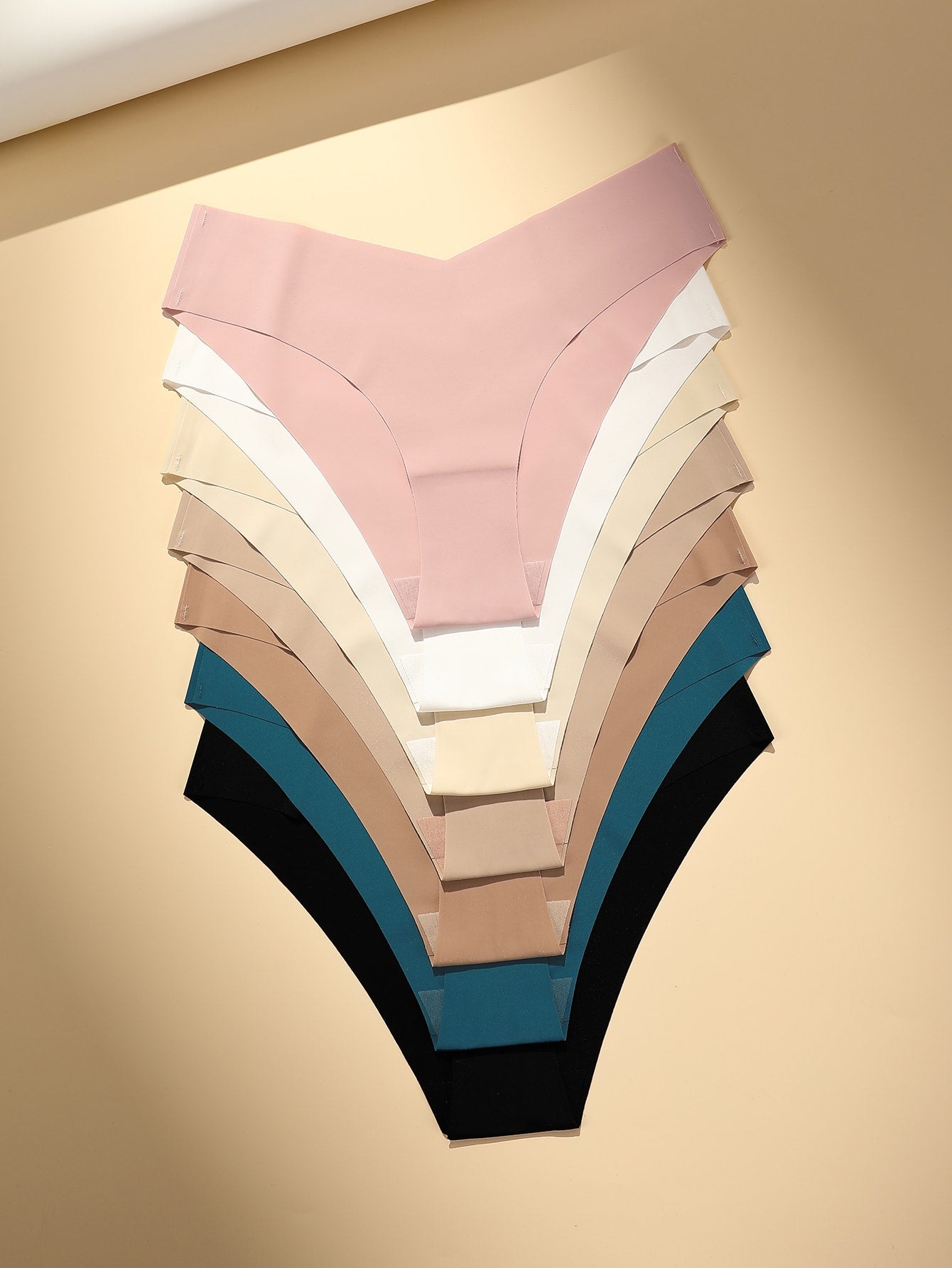 7pack Solid Simple Brief S Multicolor 3