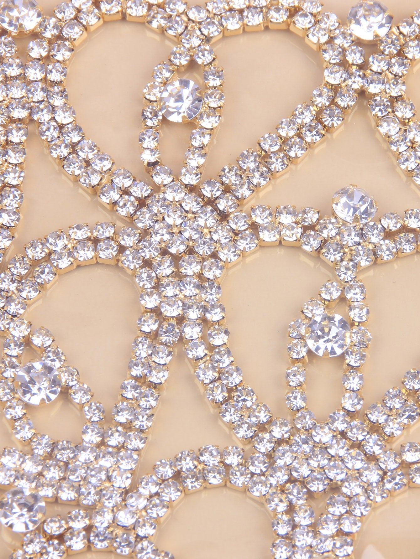 Rhinestone Decor Bodychain