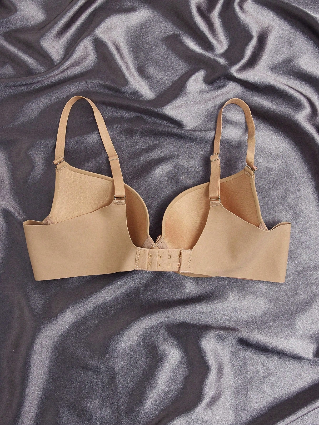 3pack Microfiber Solid Underwire Push Up Bra Set