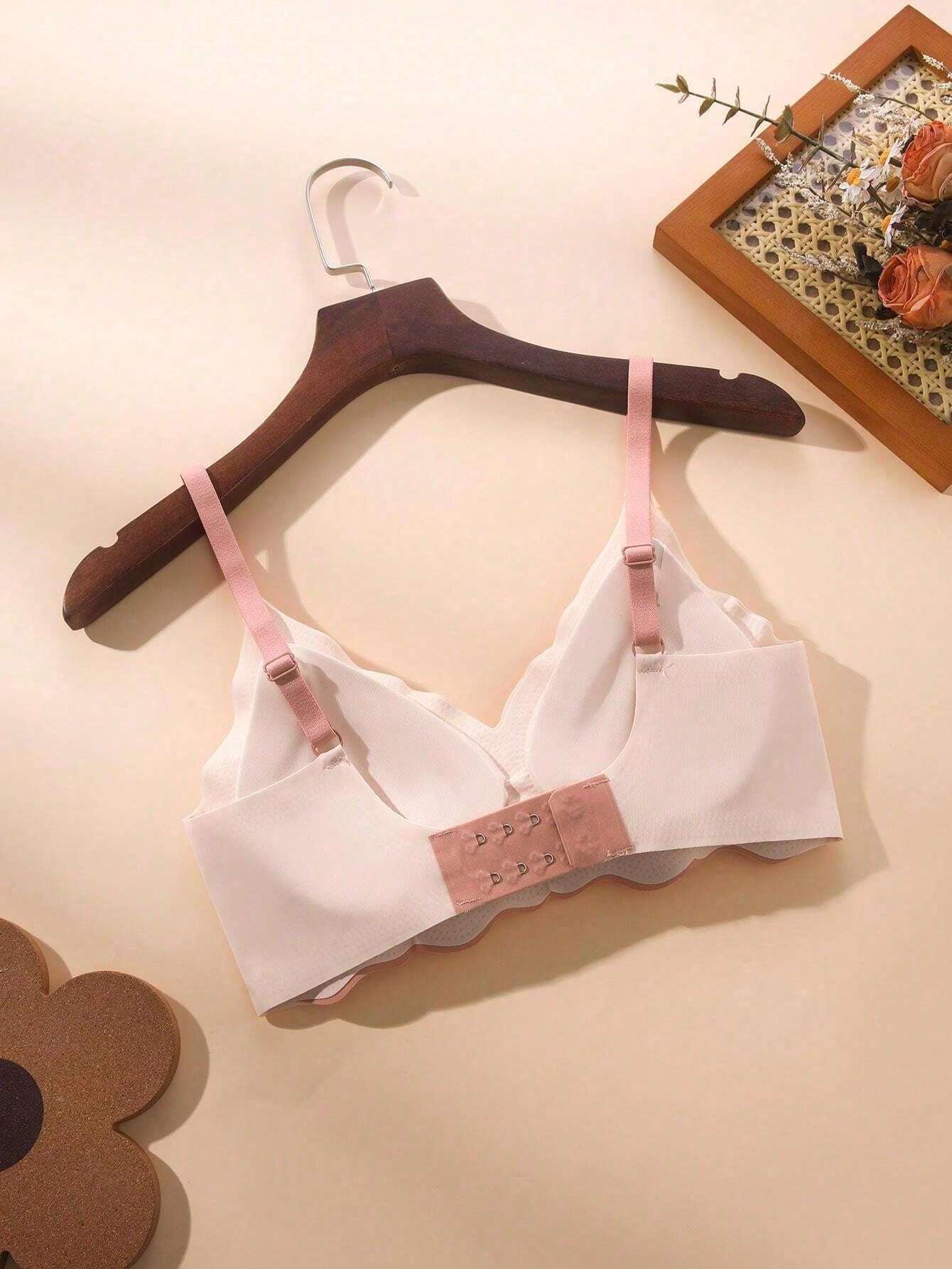 Women's Love Detail Underwear, Wireless, No Trace, Anti-Sagging