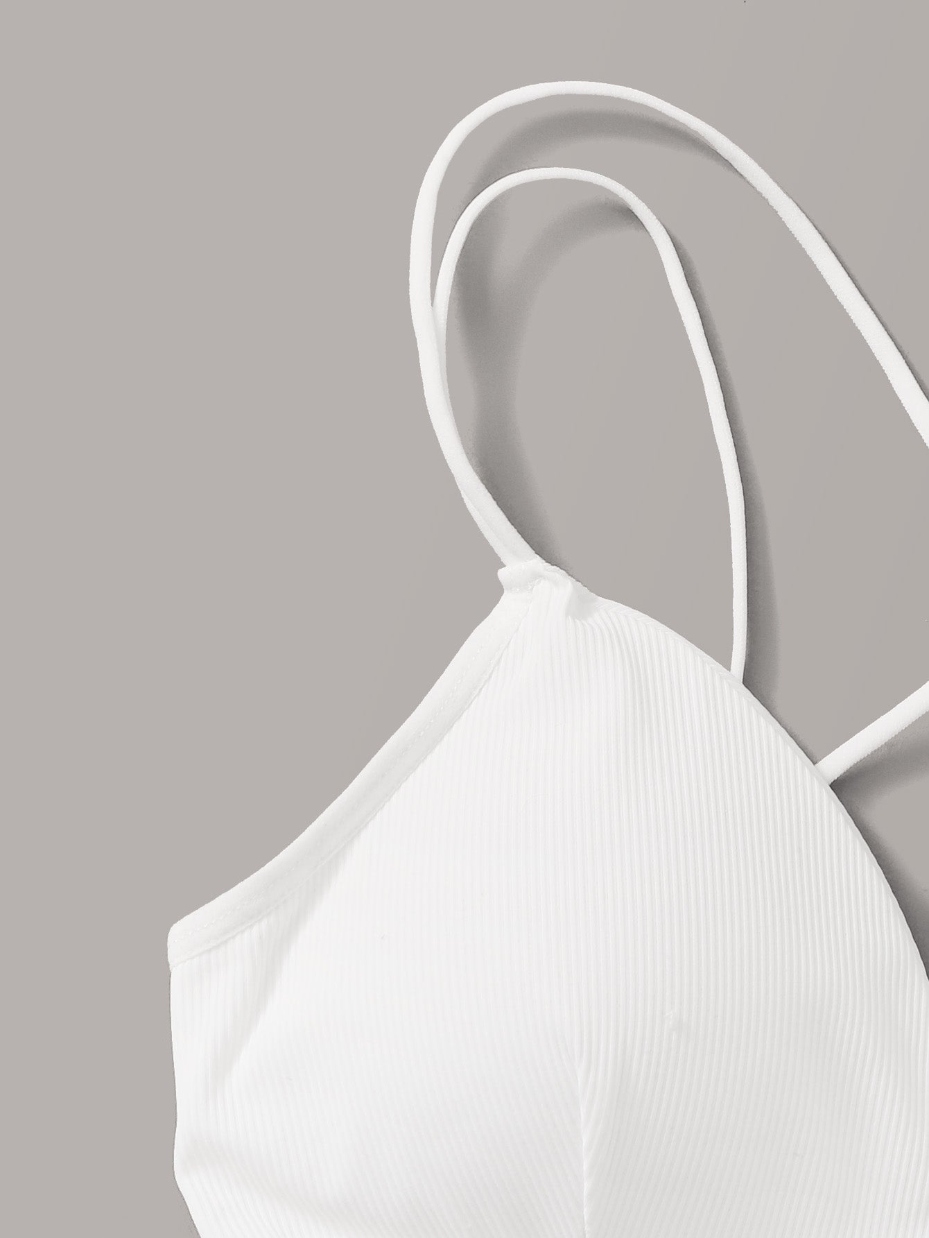 Crisscross Back Rib Bra Set 3pack