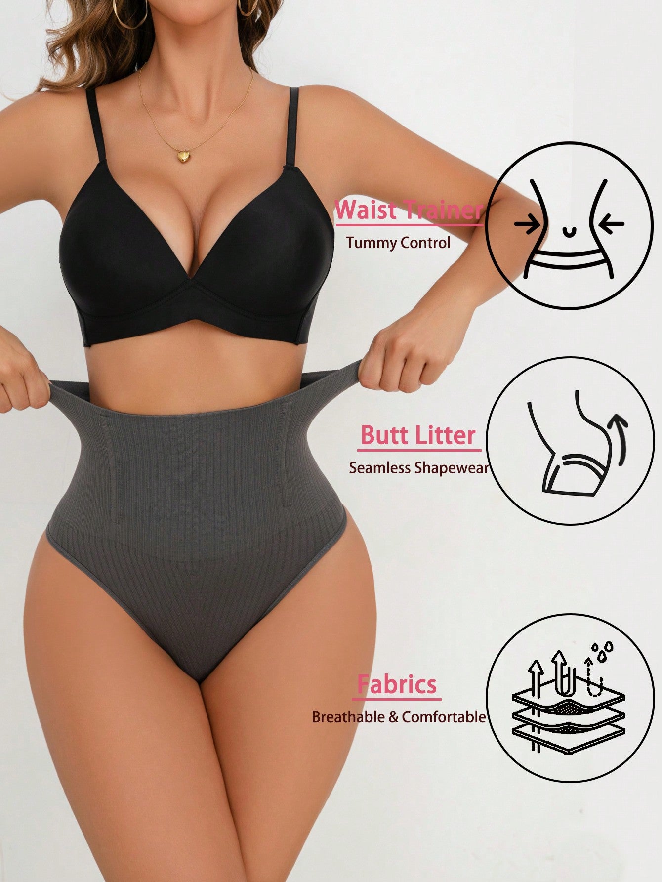 High Waisted Shapewear Panty