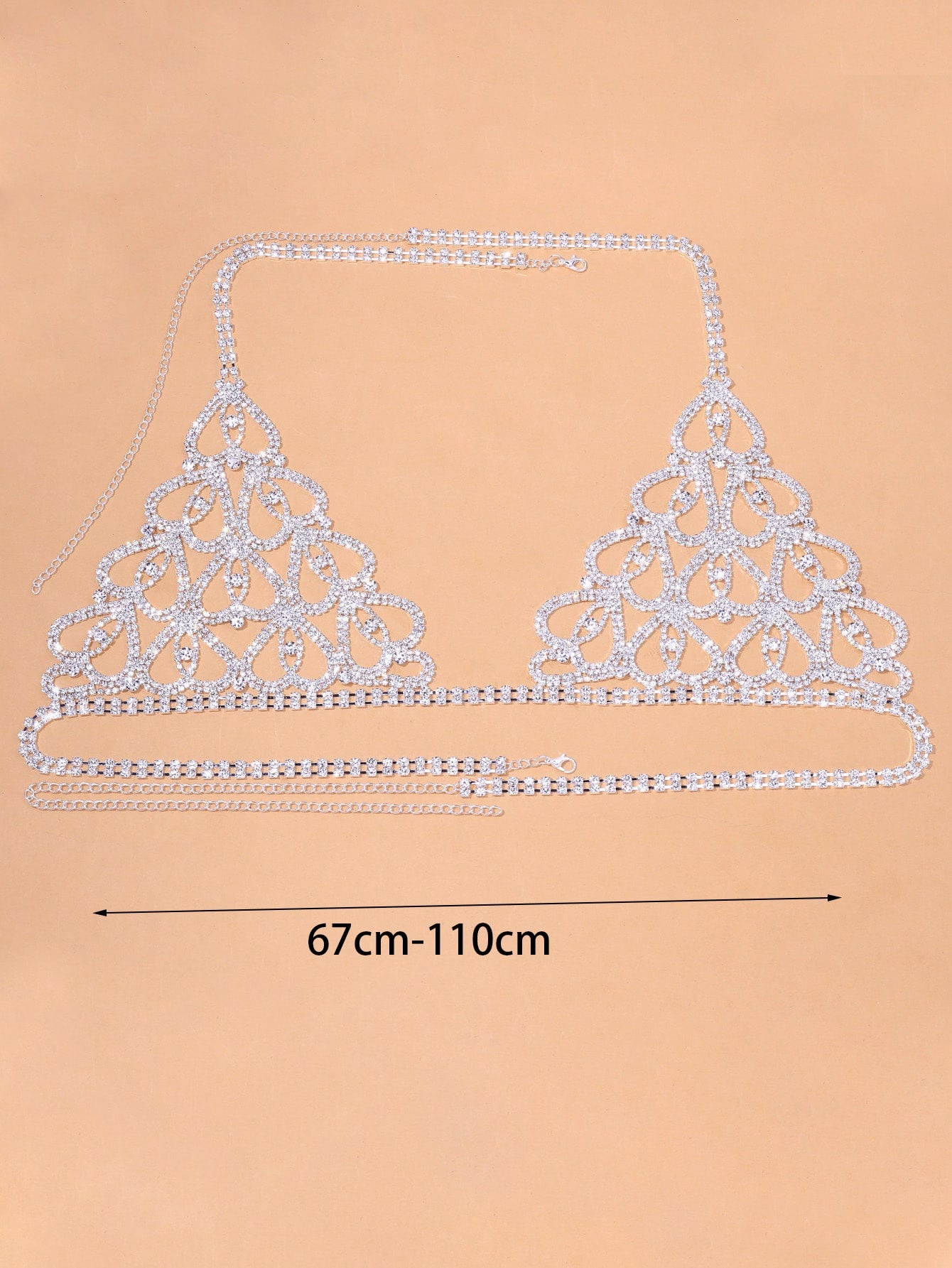 Rhinestone Decor Bodychain