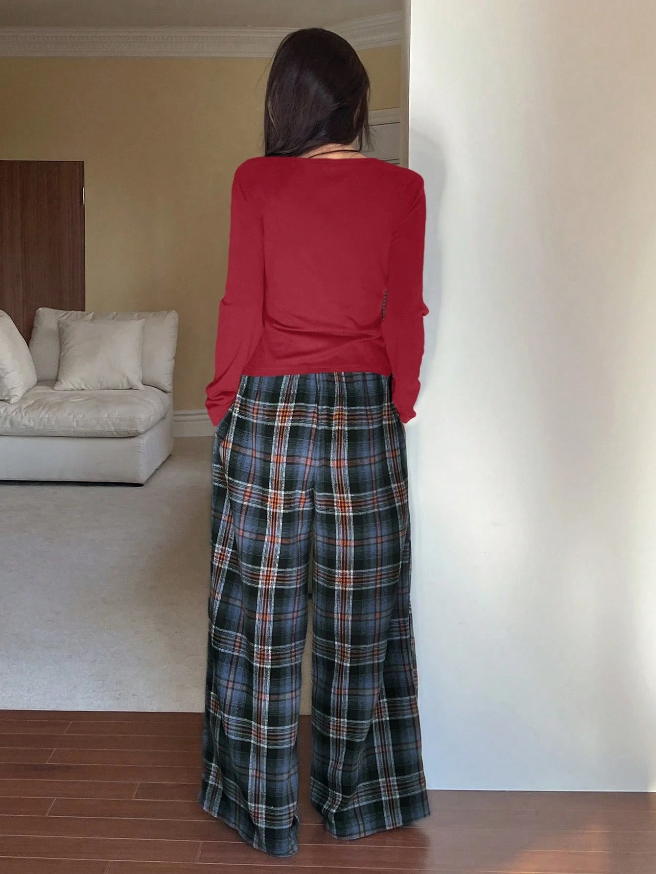 2pcs Casual Comfortable Women Pajamas Set