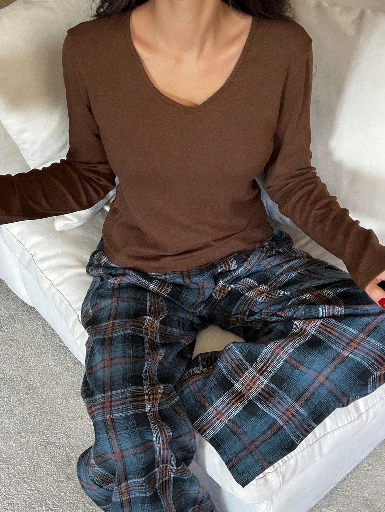 2pcs Casual Comfortable Women Pajamas Set