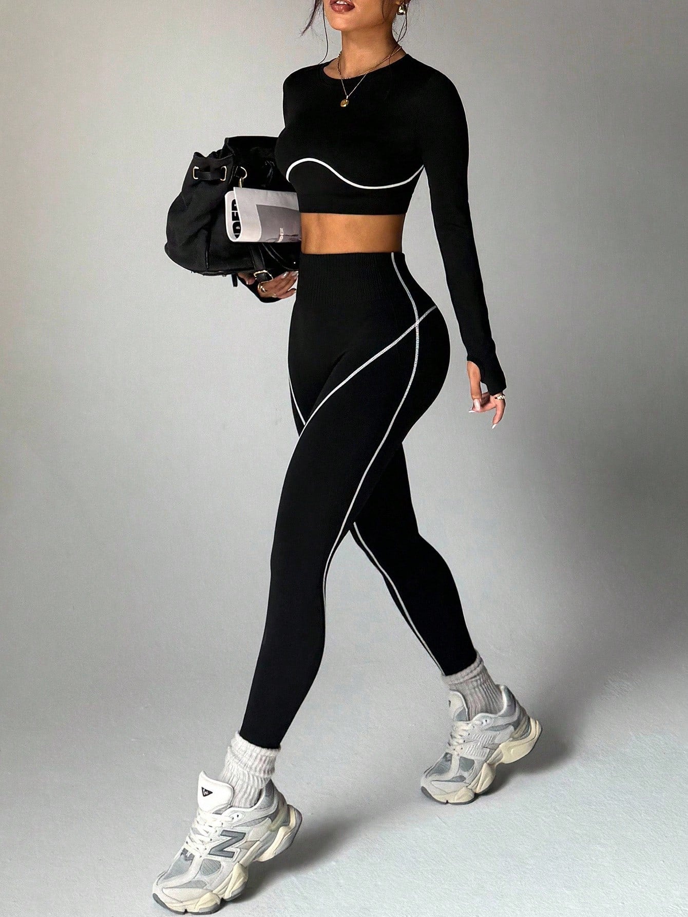 Cropped Leggings Set