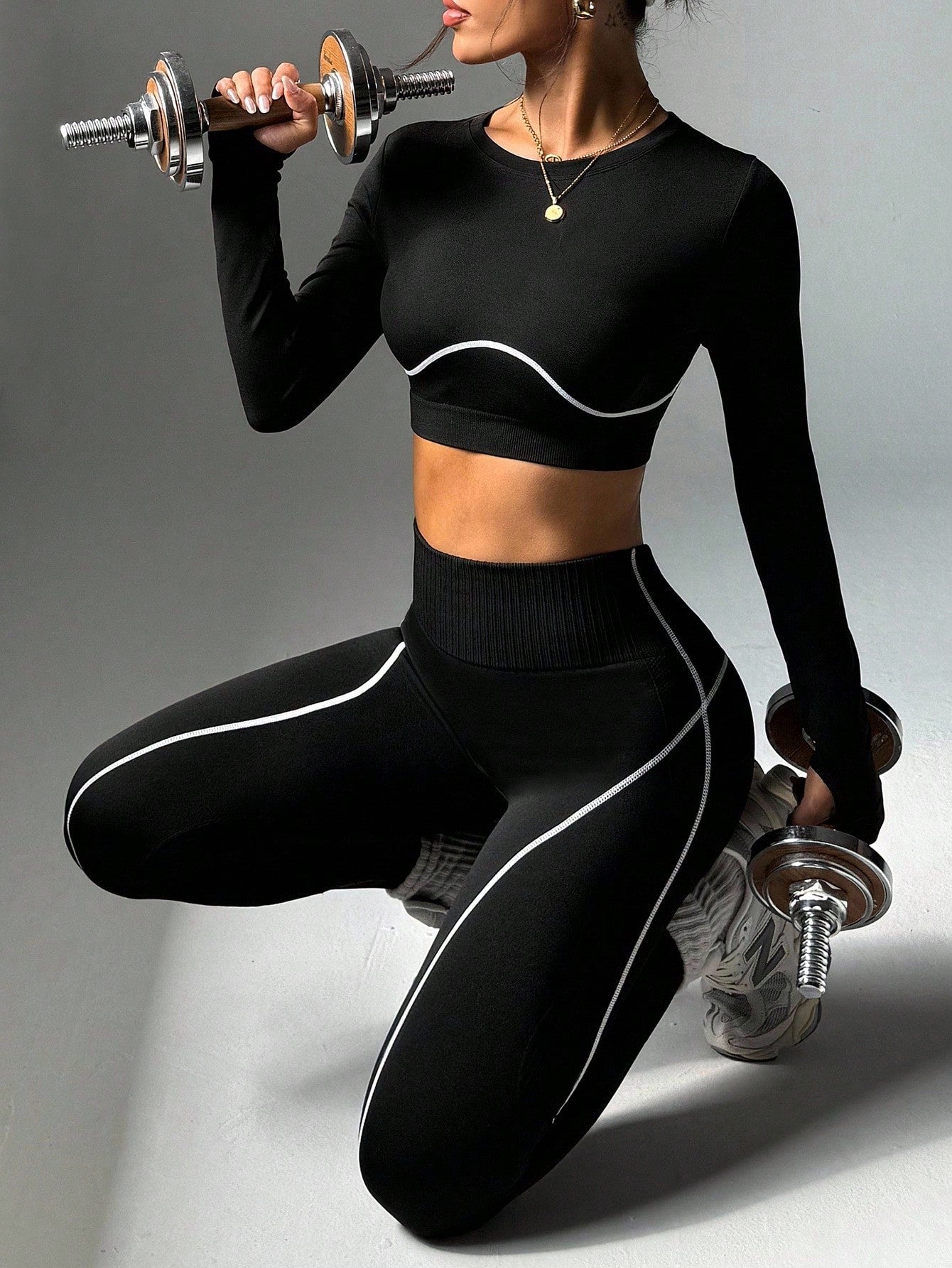 Cropped Leggings Set