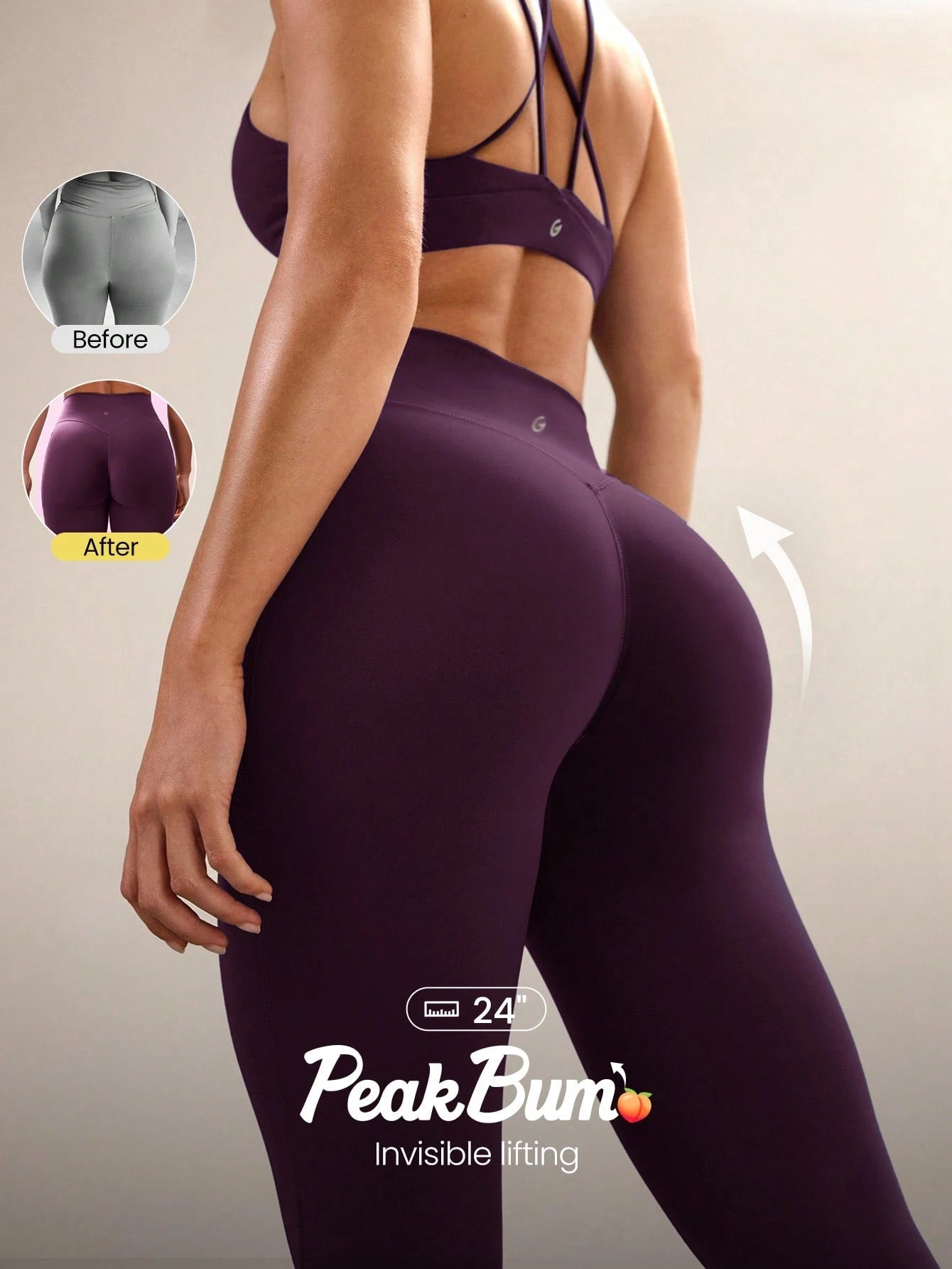 Powersculpt™-Air Sculpt Flex Sweat-Wicking Cool Feel V-Waist Butt-Lifting Leggings