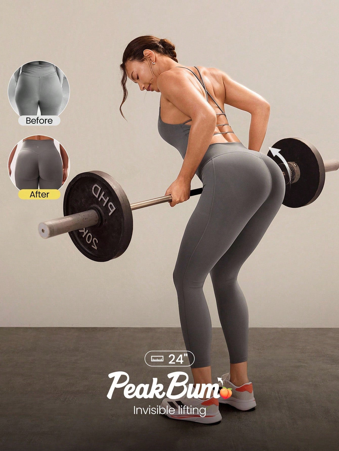 Powersculpt™-Air Sculpt Flex Sweat-Wicking Cool Feel V-Waist Butt-Lifting Leggings