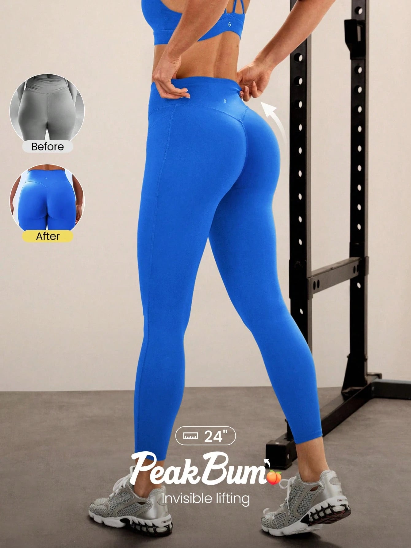 Powersculpt™-Air Sculpt Flex Sweat-Wicking Cool Feel V-Waist Butt-Lifting Leggings