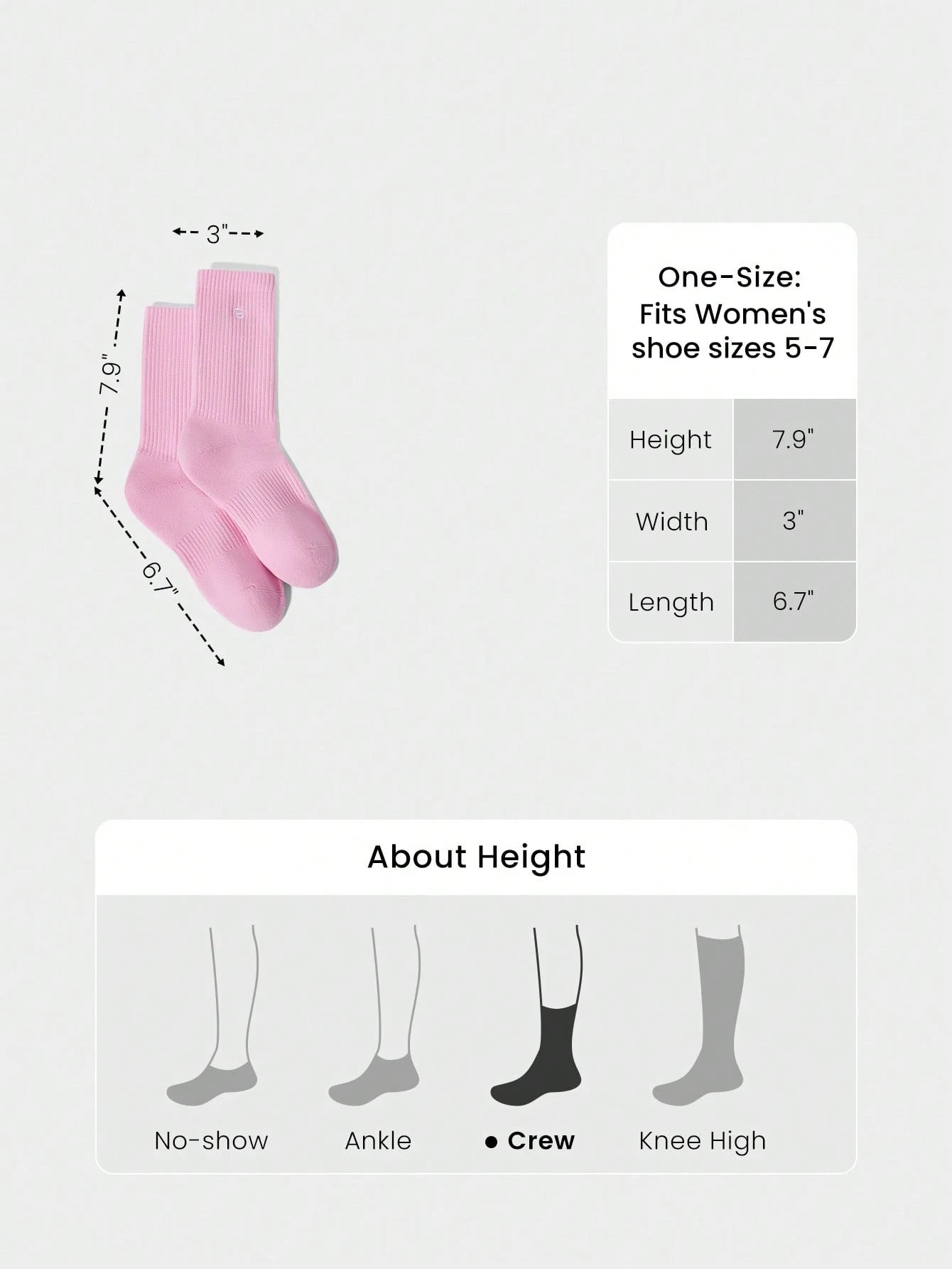 3 Pairs Socks Soft Ventilated Mesh With Embroidered Logo Gym Workout Daily