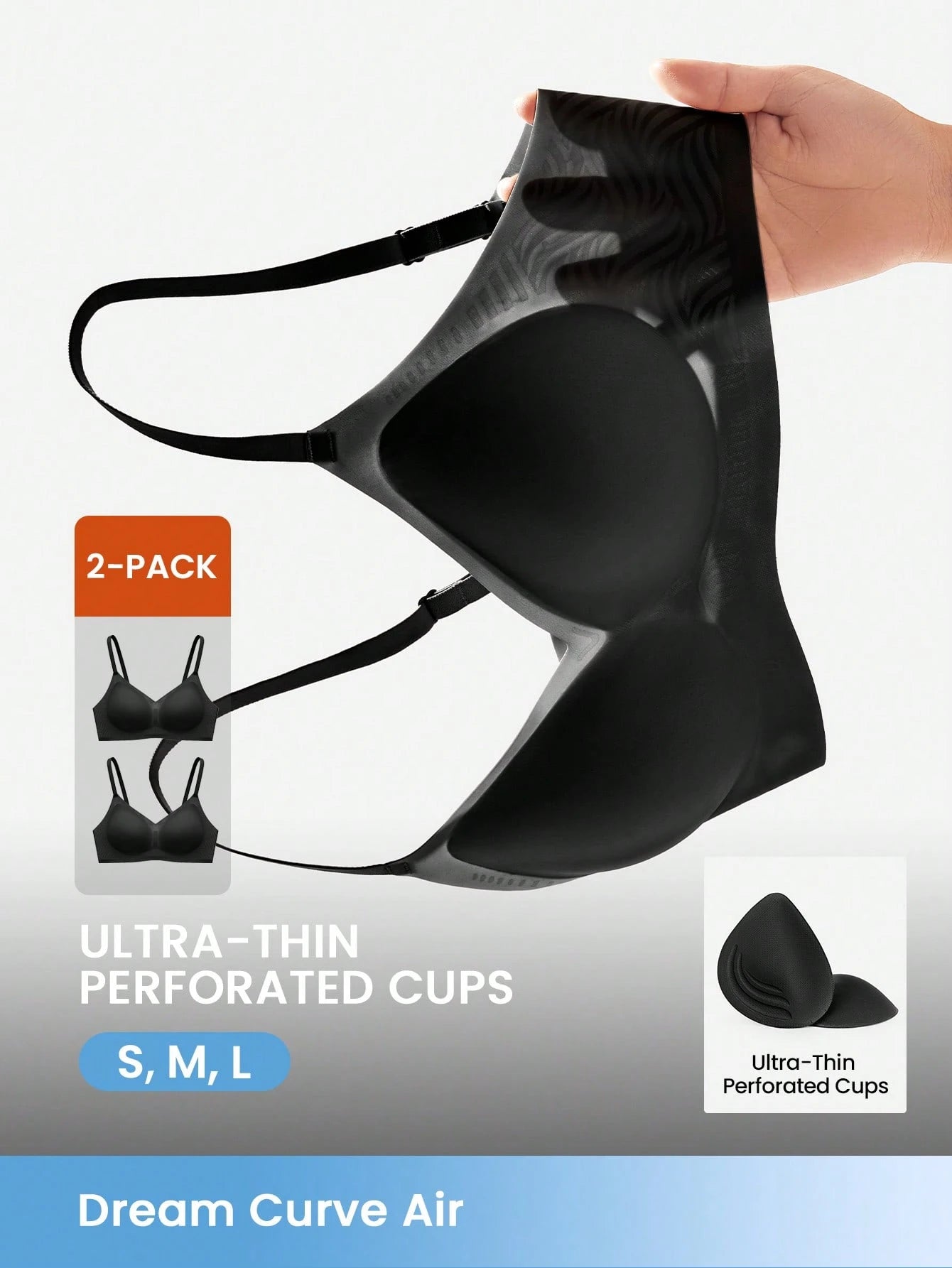 No Show Underwear Airy Sticky Basic SizeFreedom Bra