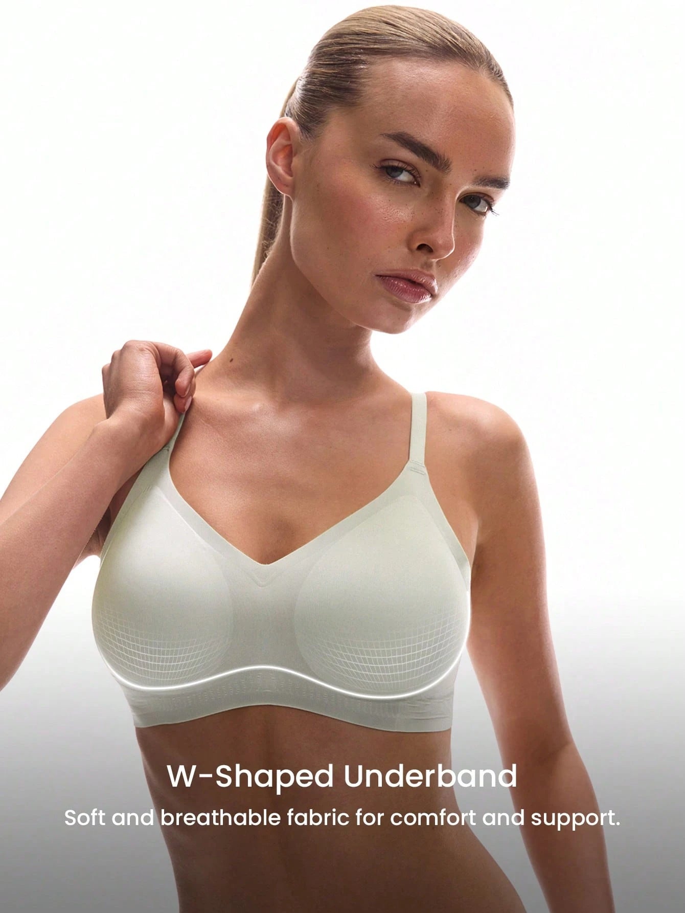 No Show Underwear Airy Sticky Basic SizeFreedom Bra