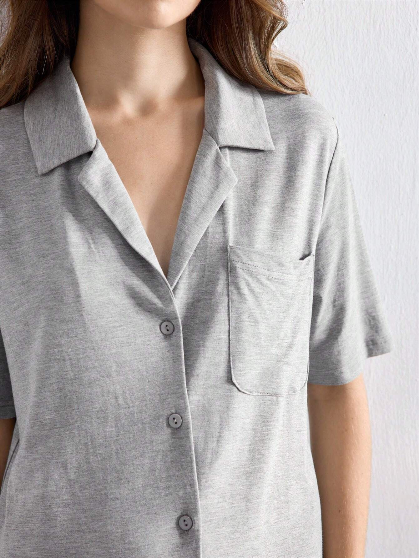 Women's Fashionable & Comfortable Solid Color Homewear Set