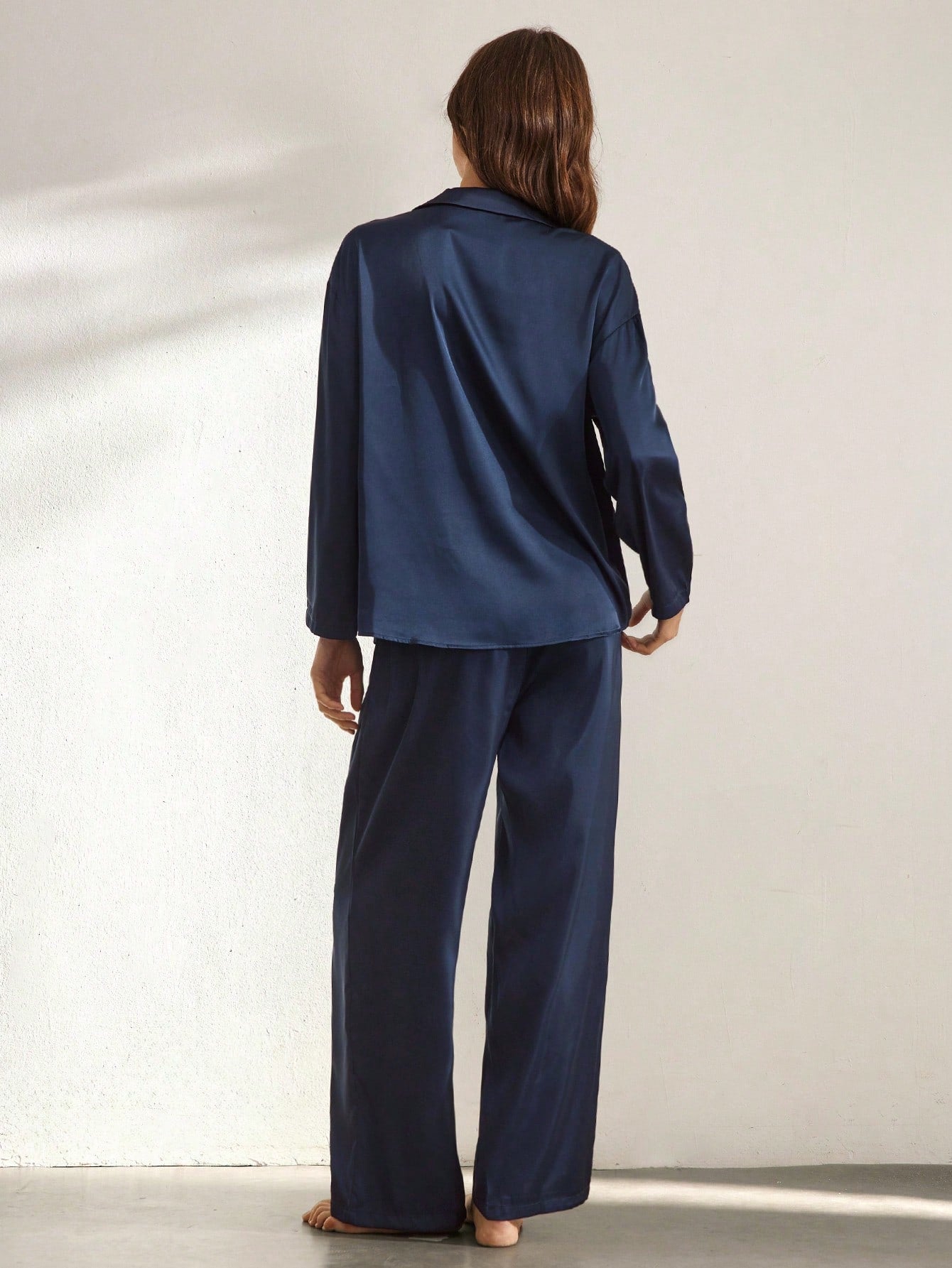 Women's Satin Sleepwear Pajama Set