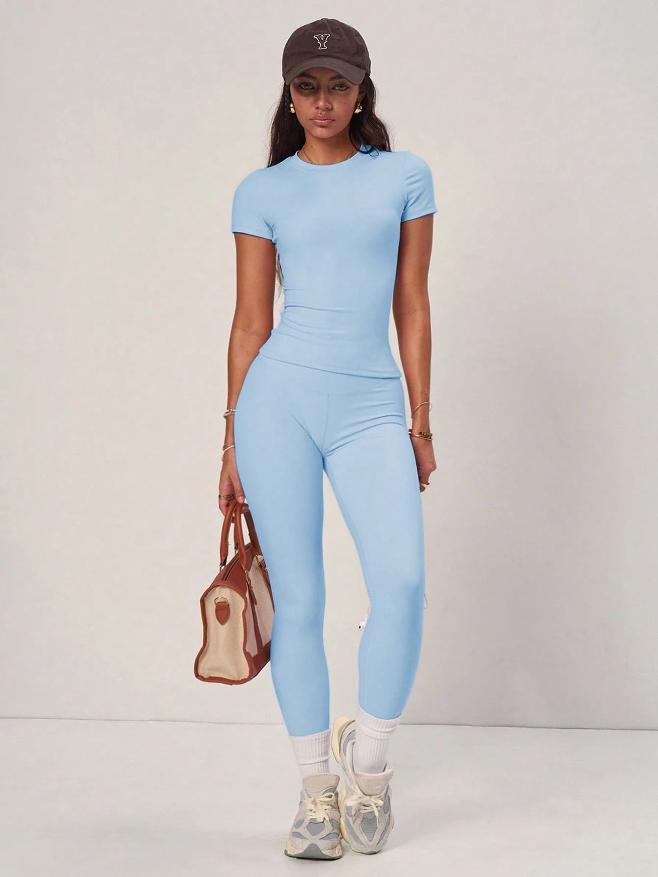 Basic Top And Pants Set