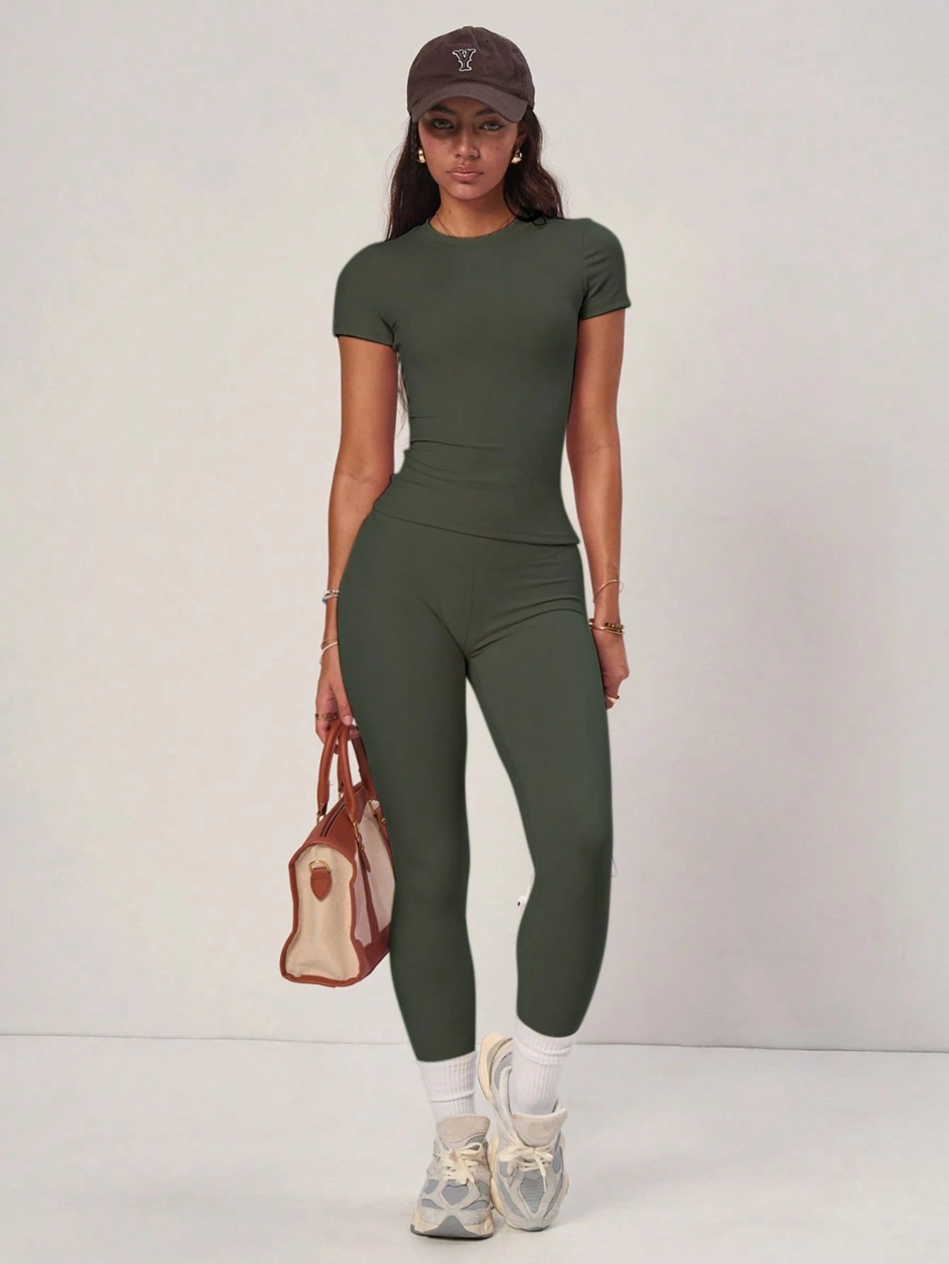 Basic Top And Pants Set