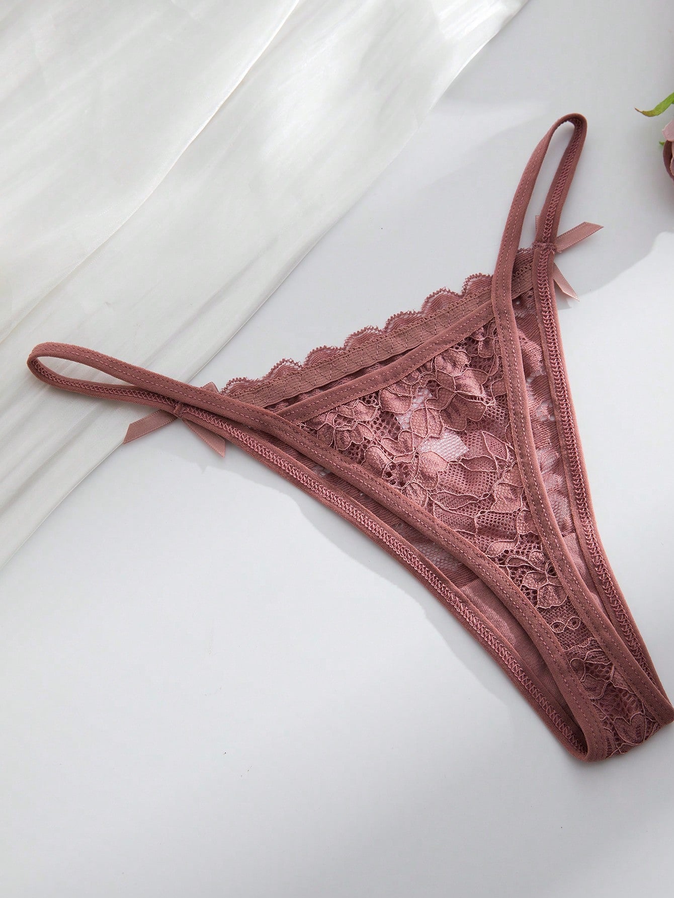 12pcs/Set Romantic Sexy Lace Women's Thong Panties