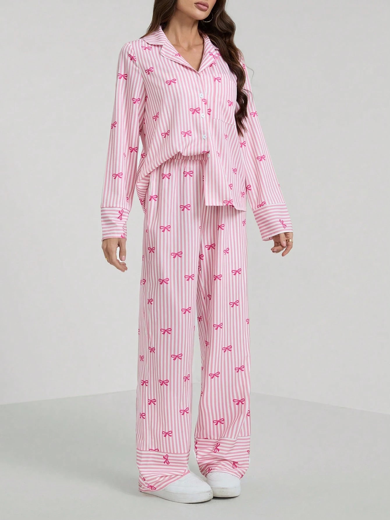 Striped Printed Shirt & Pants