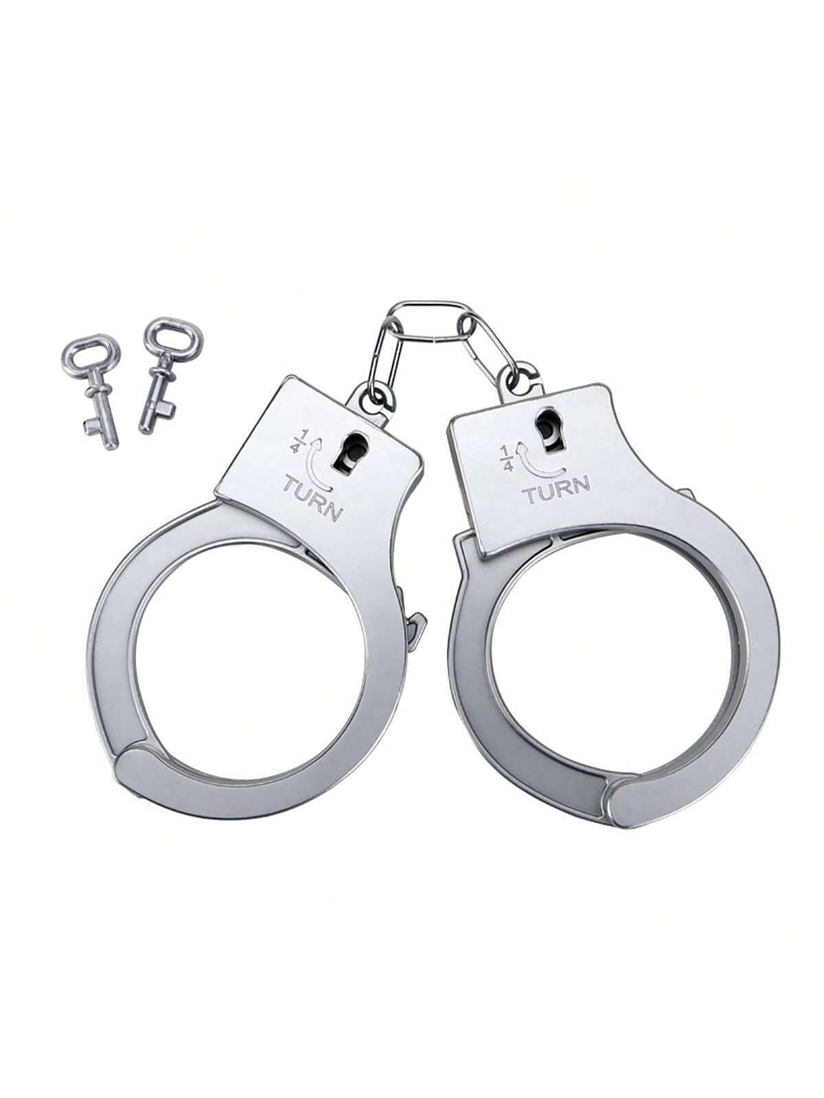 Simulated Handcuffs, Stage Performance Police Chief Catching Thief Role-Playing Props