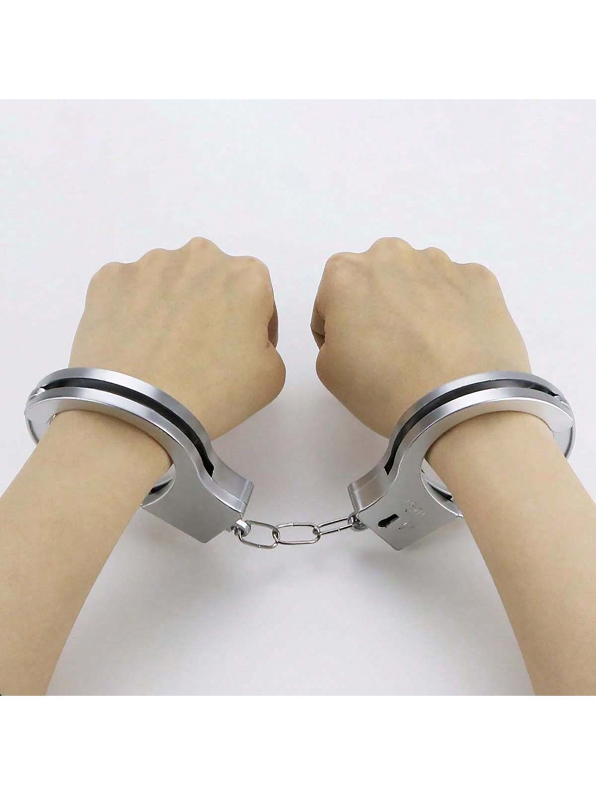 Simulated Handcuffs, Stage Performance Police Chief Catching Thief Role-Playing Props