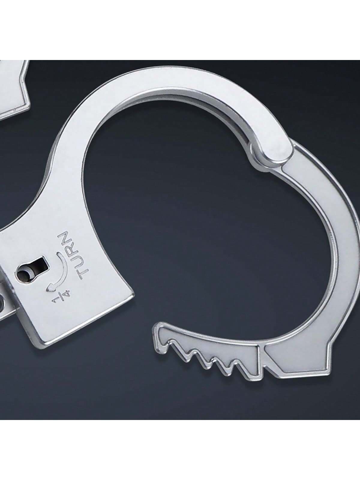 Simulated Handcuffs, Stage Performance Police Chief Catching Thief Role-Playing Props