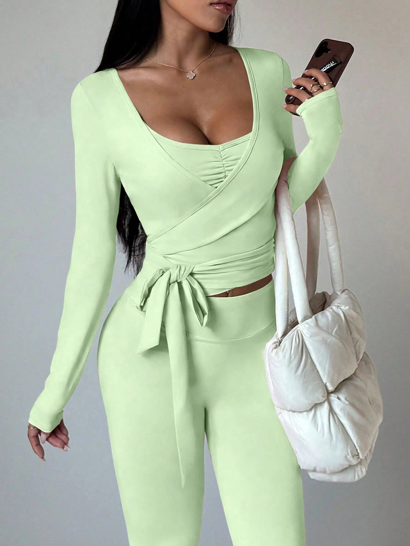 3pcs Women's Sports Suit Set