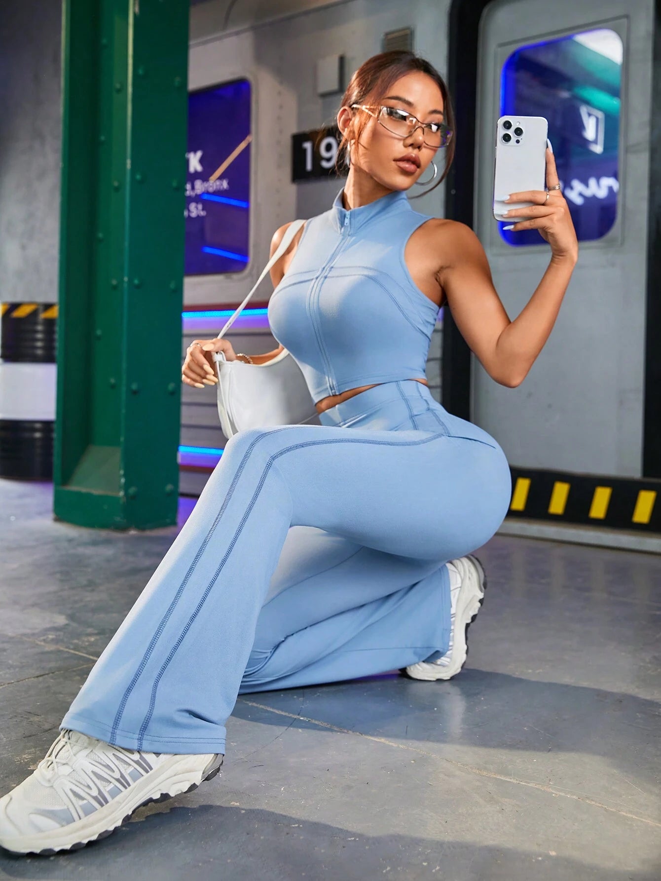 Sport Ladies' Fitted Sexy Casual Sportswear Set