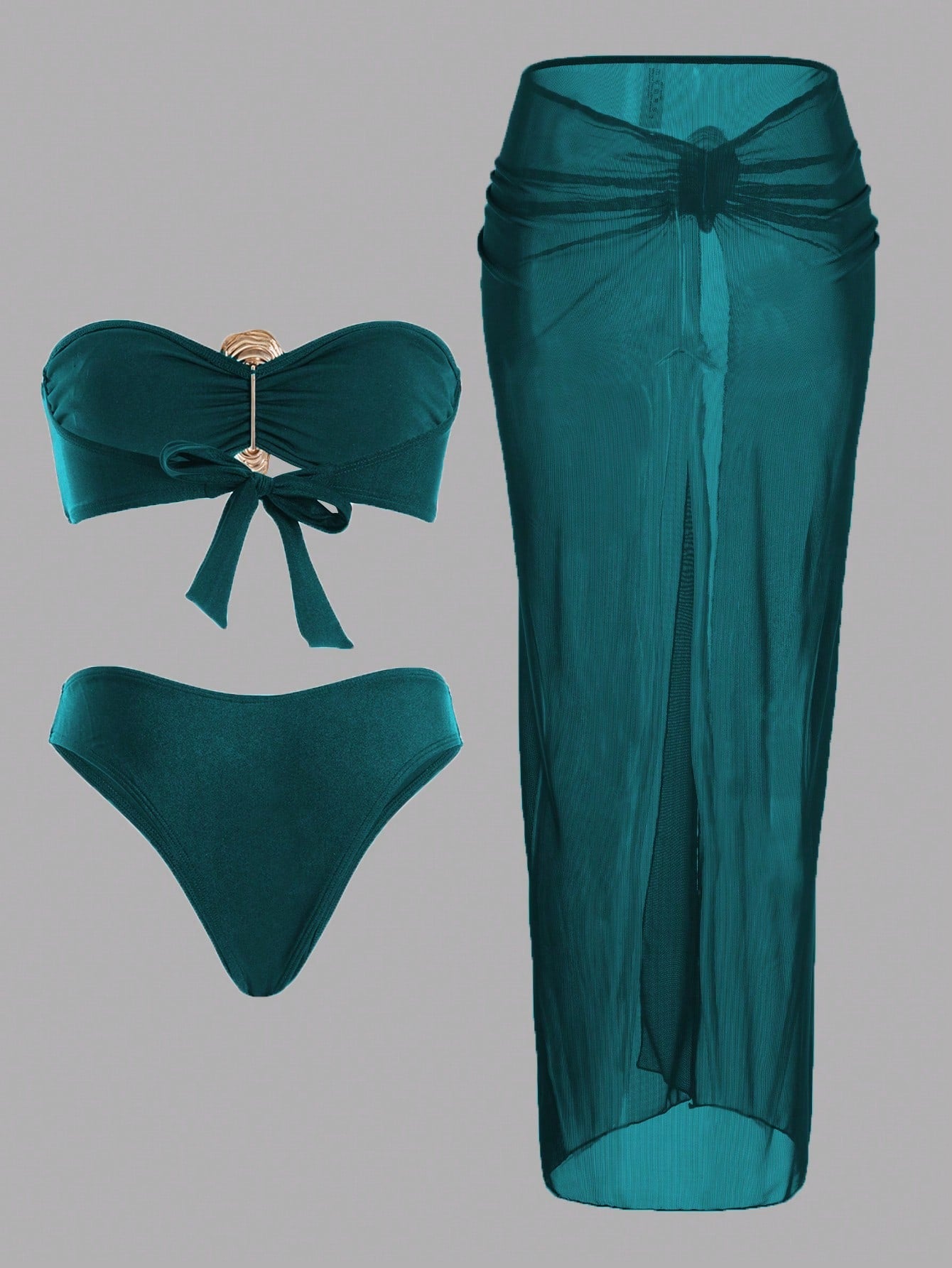 3pcs Spring Break Women Beach Outfits