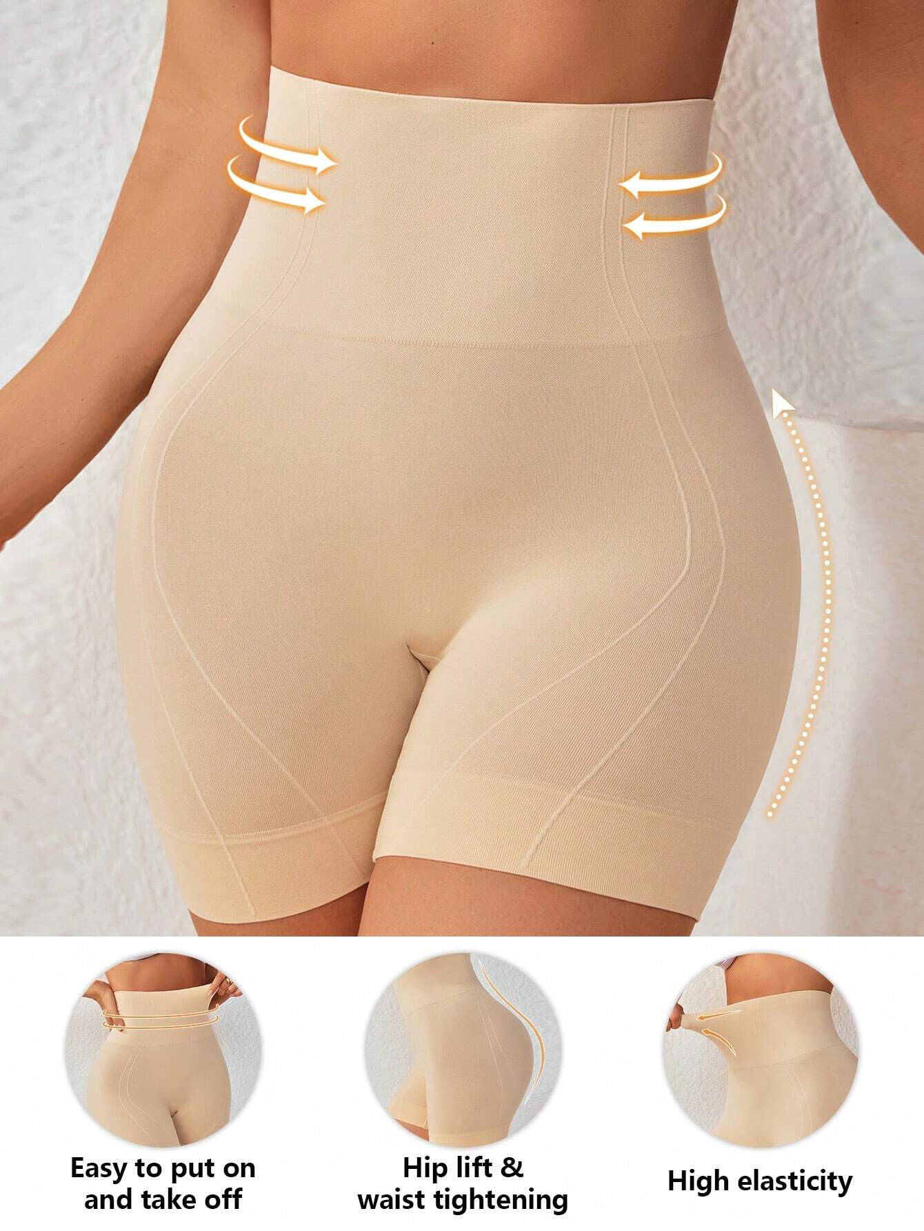 Women's Seamless High-Waisted Abdomen Control Shapewear