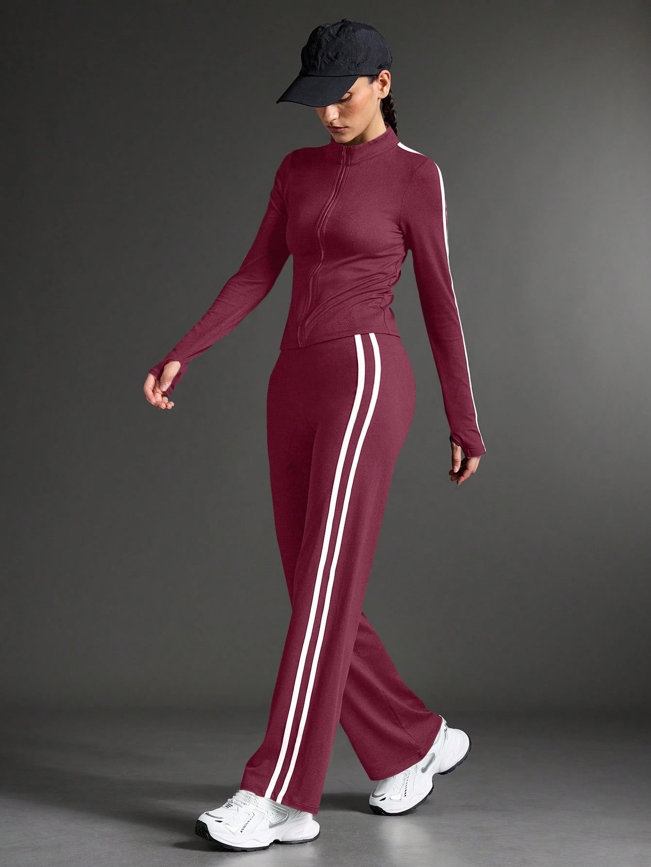 Sports &amp; Yoga Fashion Tracksuits Women Set