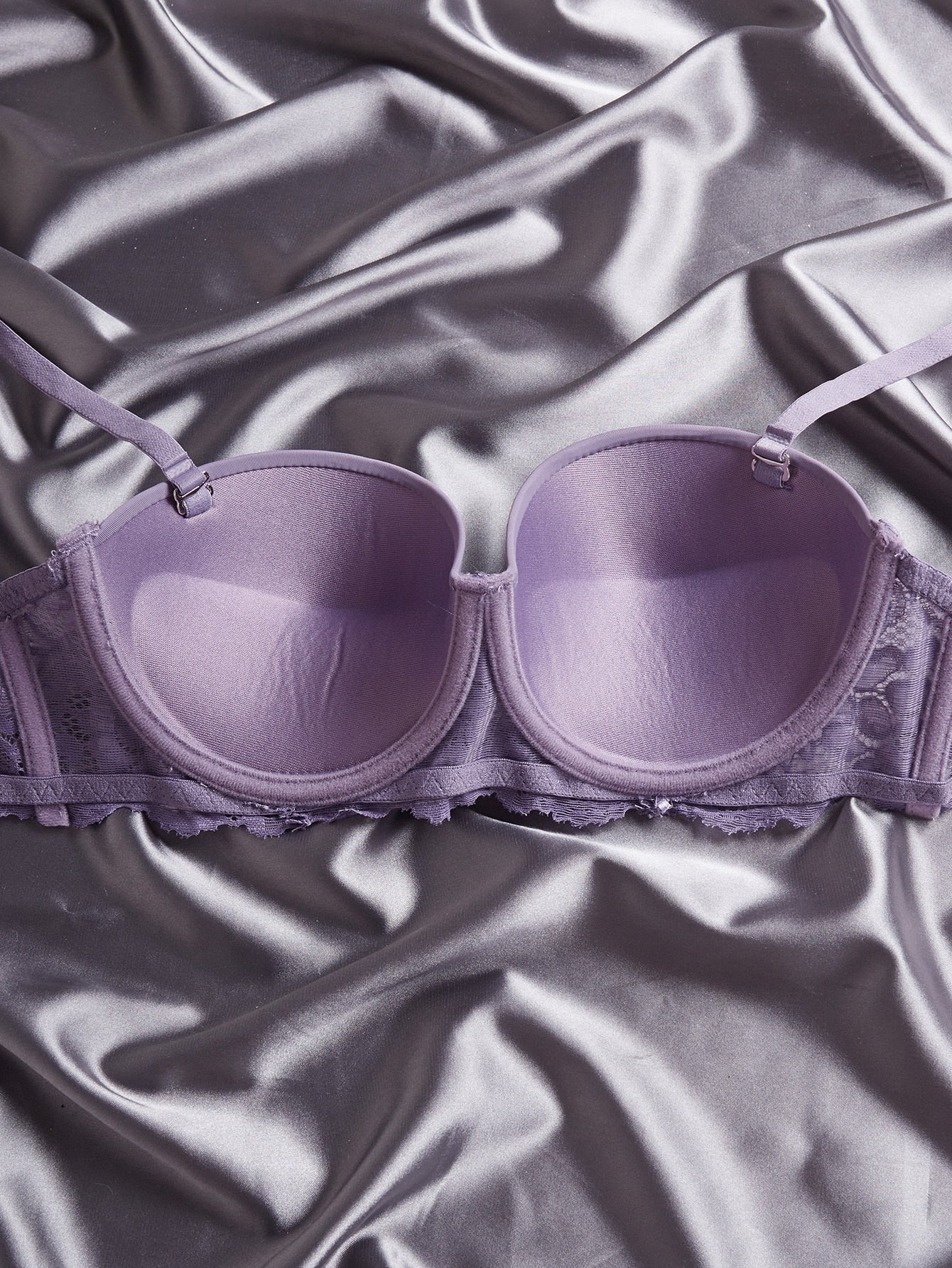 3pack Contrast Lace Super Push Up Bra Set