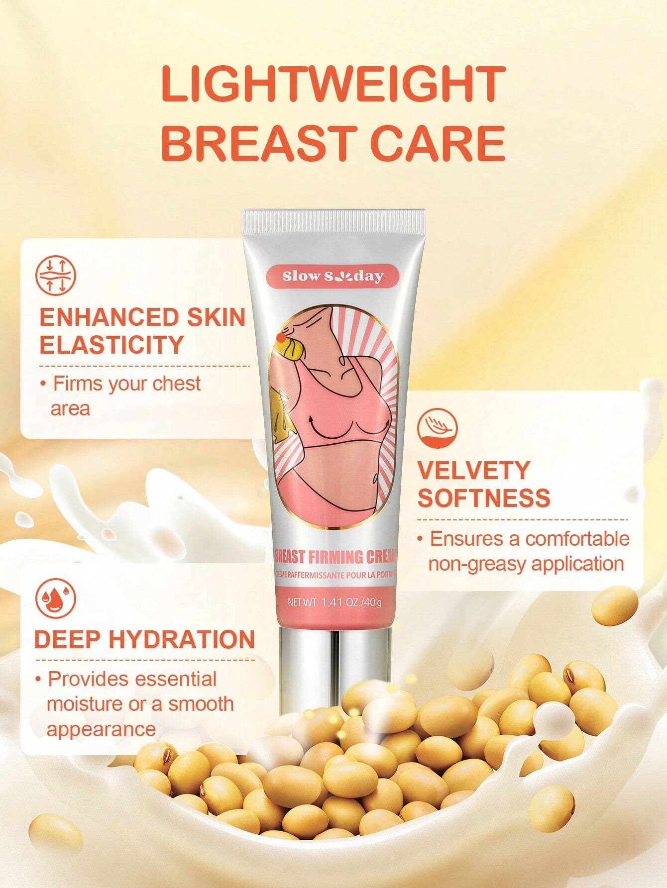 SlowSunday Breast Firming Cream Breast Enlargement Firming Body Cream For Women