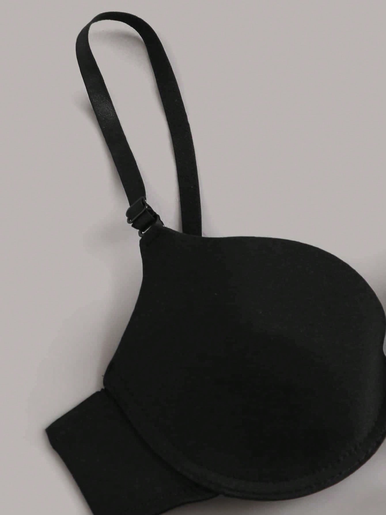 Plain Underwire Front-close Bra