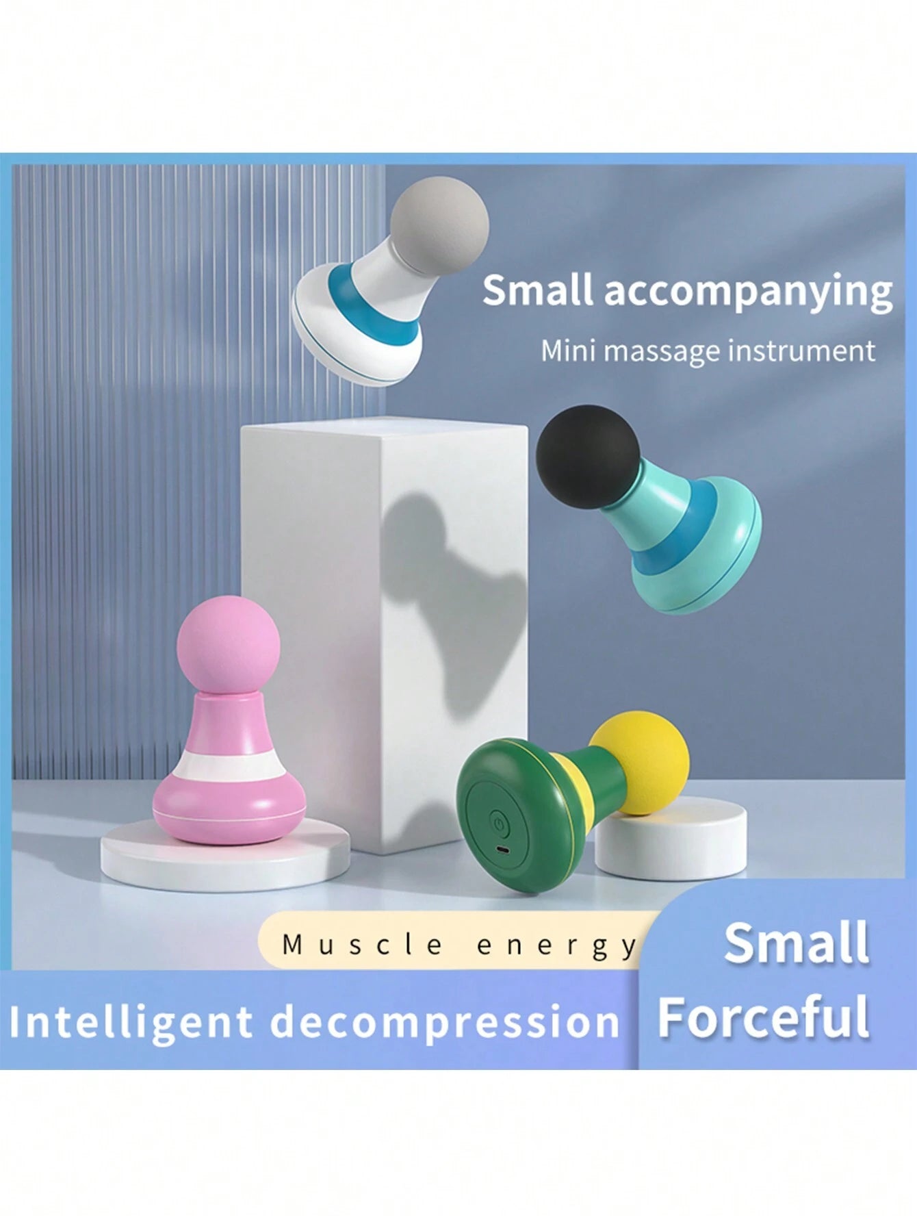 Mini Massage Gun, Muscle Relaxation Massager, Home Use Vibrating Massage Device