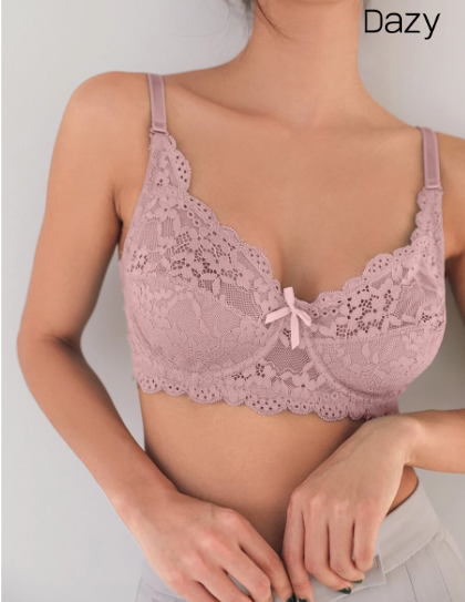 Floral Lace Underwire Bra
