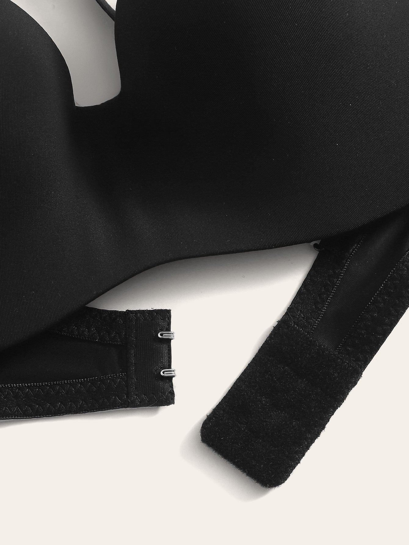 Solid Adjustable Strap Demi Bra