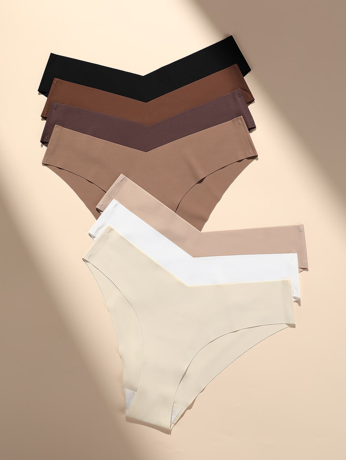 7pack Solid Simple Brief S Multicolor 5