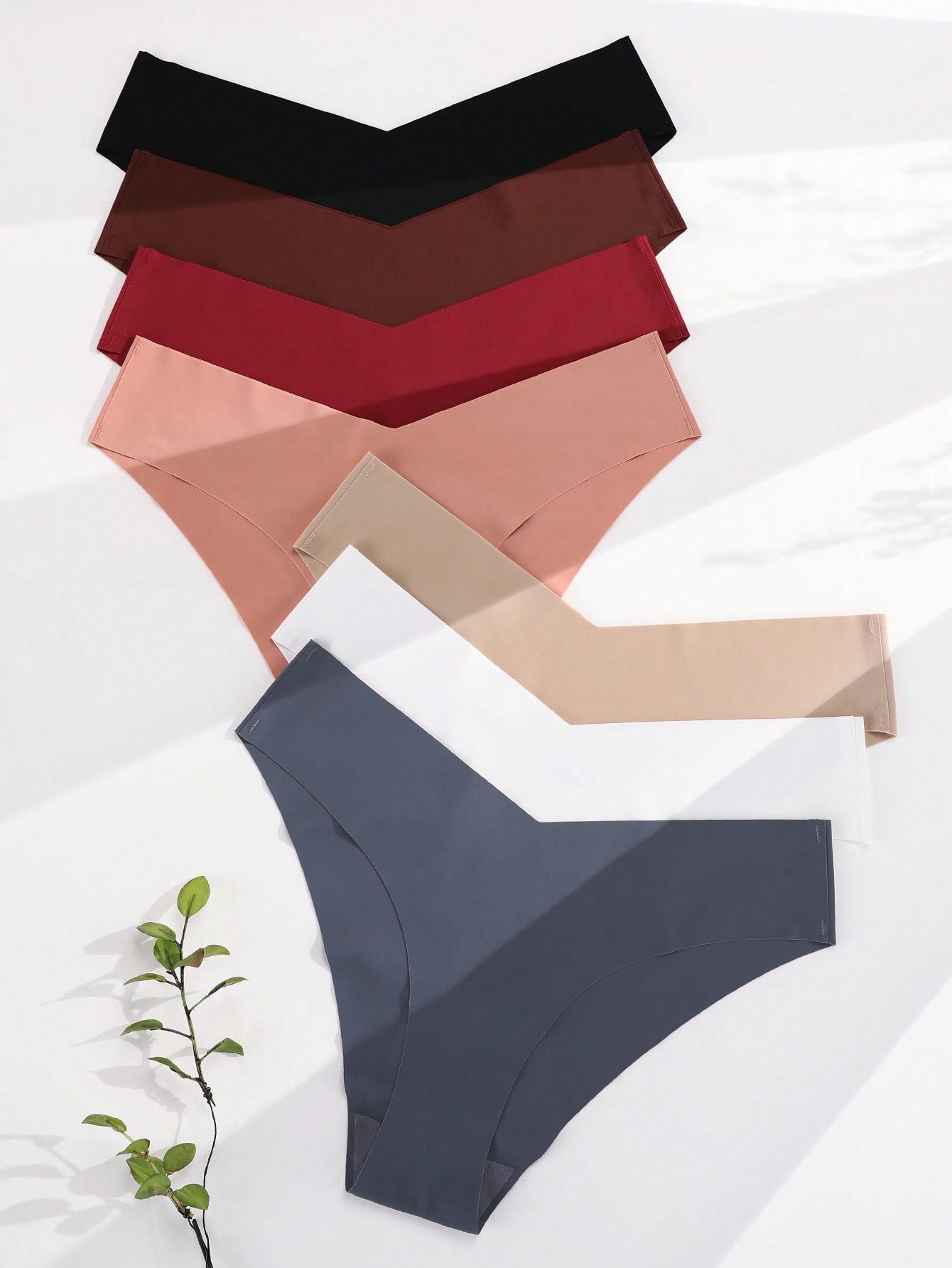 7pack Solid Simple Brief